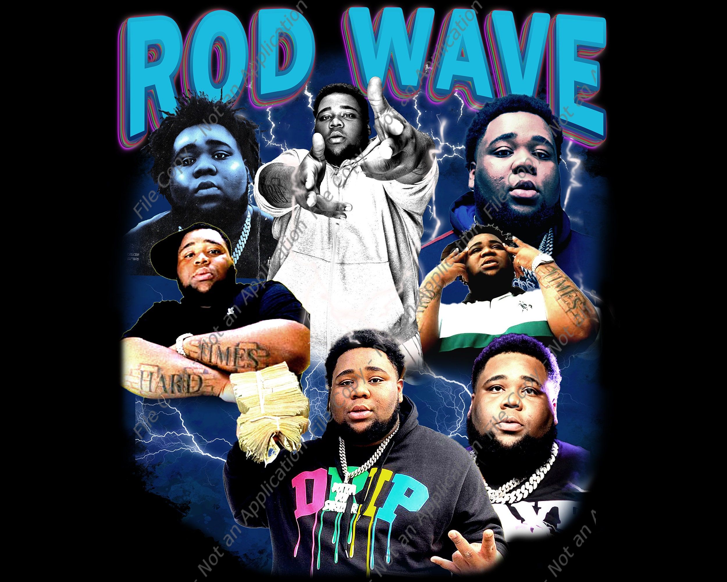 Rod Wave Png Ready to Print Printable Design Artist 90s