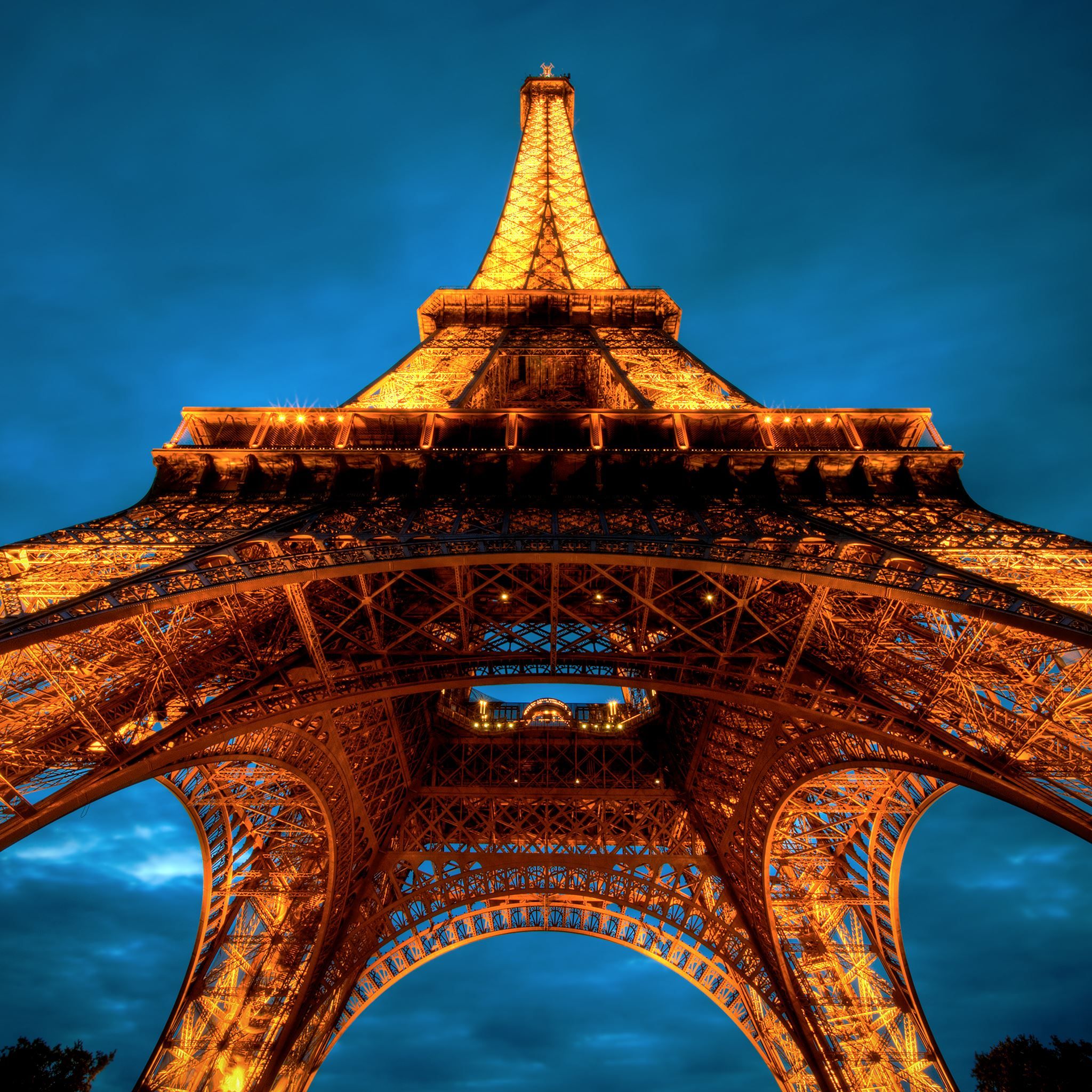 The Eiffel Tower is a wrought iron lattice tower on the Champ de Mars in Paris, France. It is named after the engineer Gustave Eiffel, whose company designed and built the tower. - Eiffel Tower