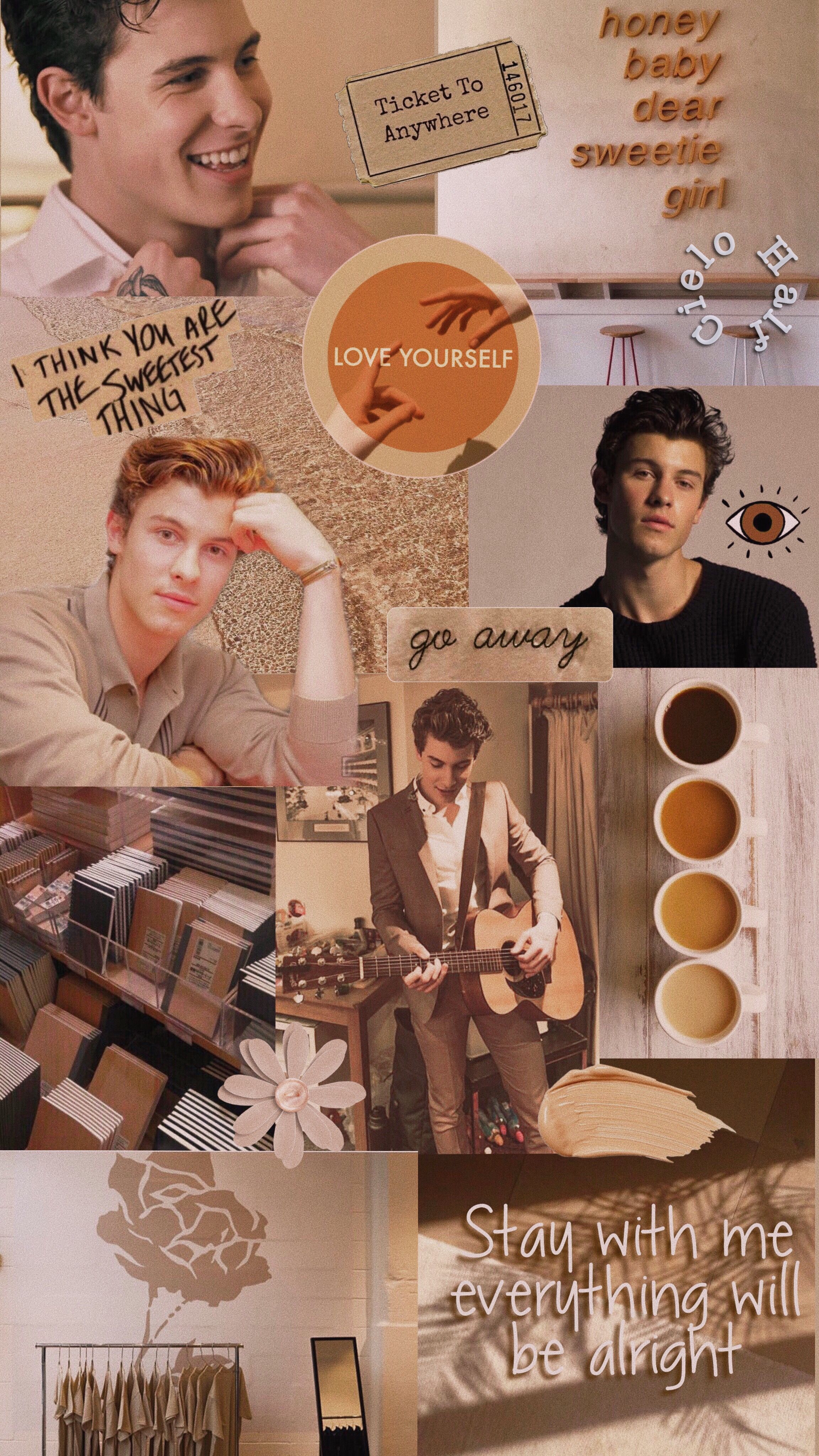 Shawn Mendes aesthetic wallpaper beige. Shawn mendes wallpaper, Shawn, Shawn mendes lockscreen