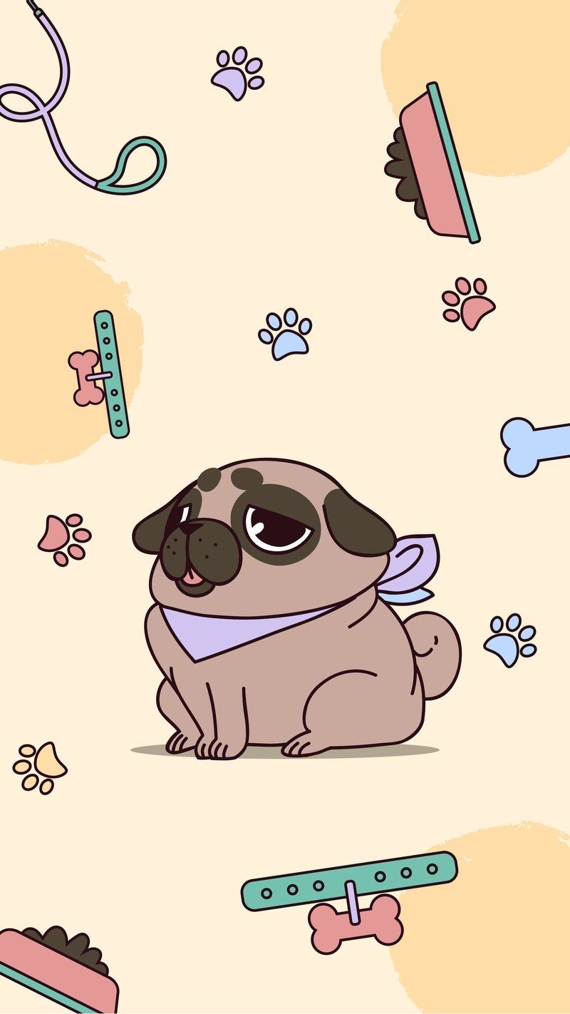 A free cute and adorable puppy mobile wallpaper for your phone. - Puppy