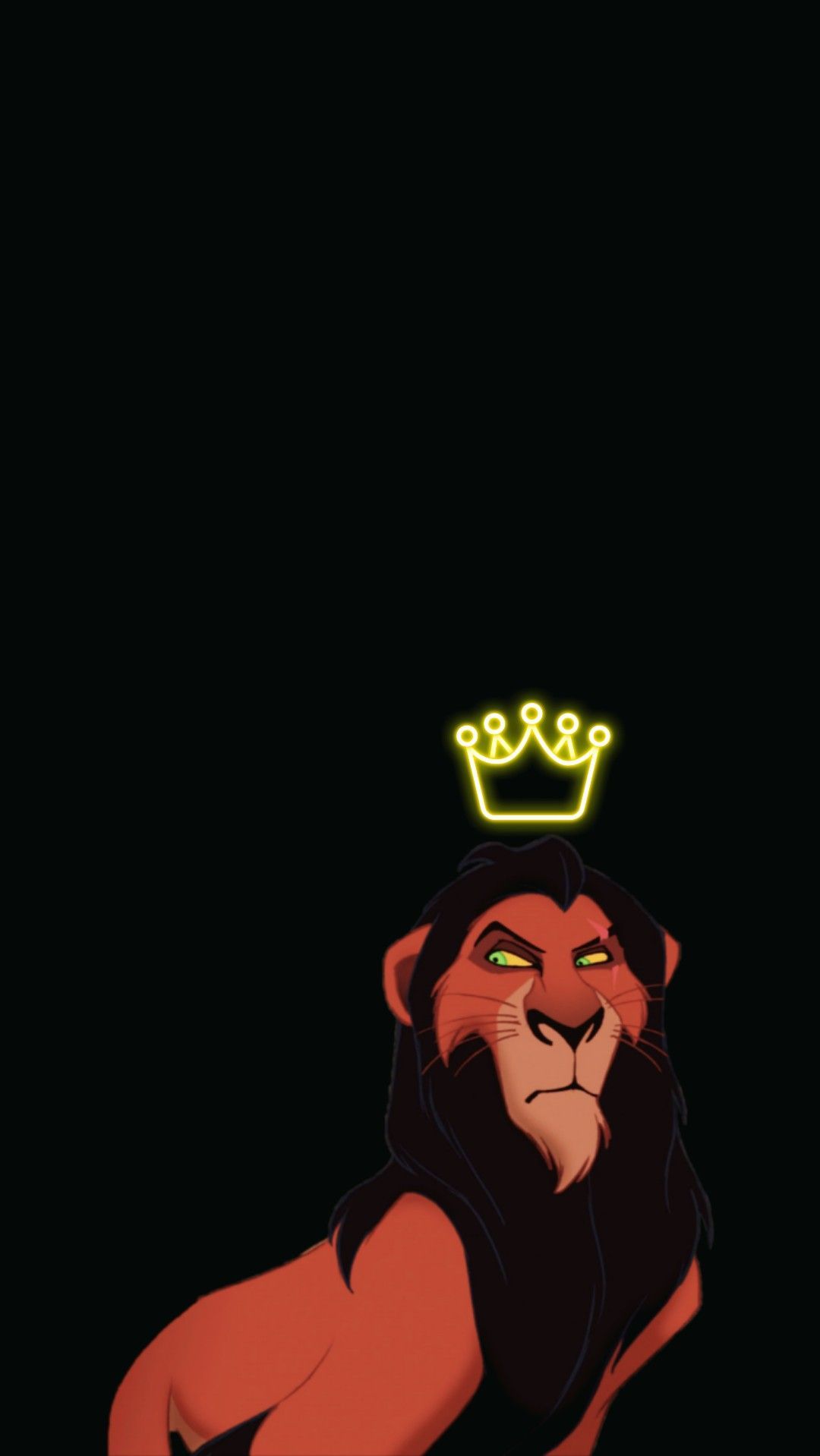 The lion is wearing a crown and sitting on his back - The Lion King, lion