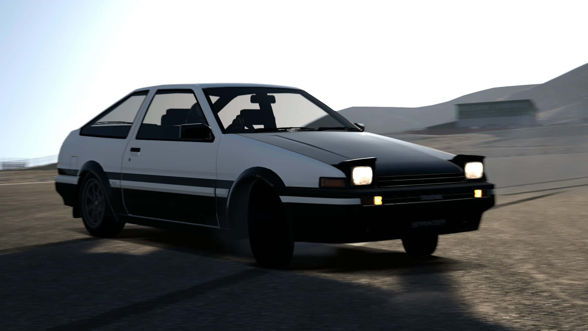 Download A classic Toyota AE86 sports car, perfect for the racing enthusiast Wallpaper