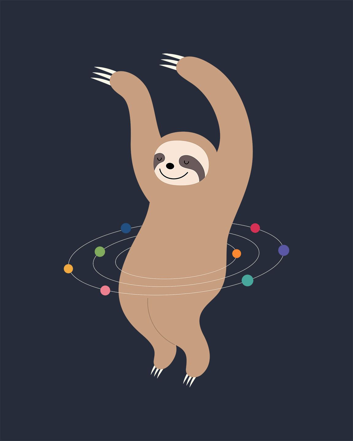 Cute Sloths Wallpaper