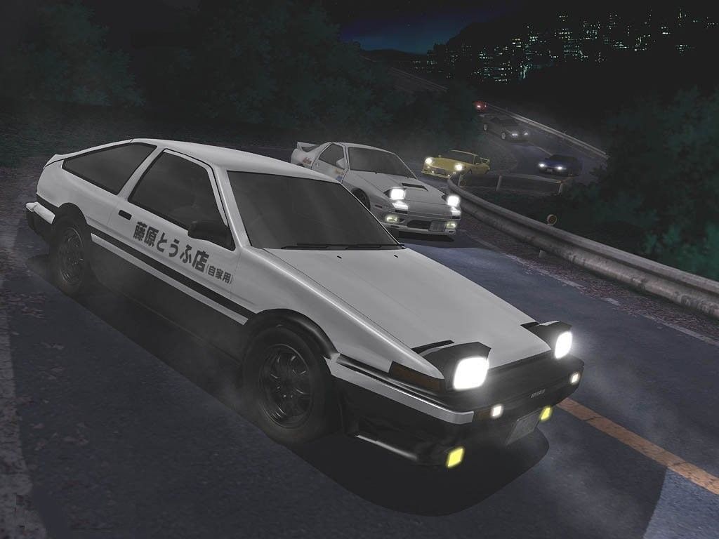 Initial D: The story of a high school student who races cars at night on the streets of Japan. - Toyota AE86