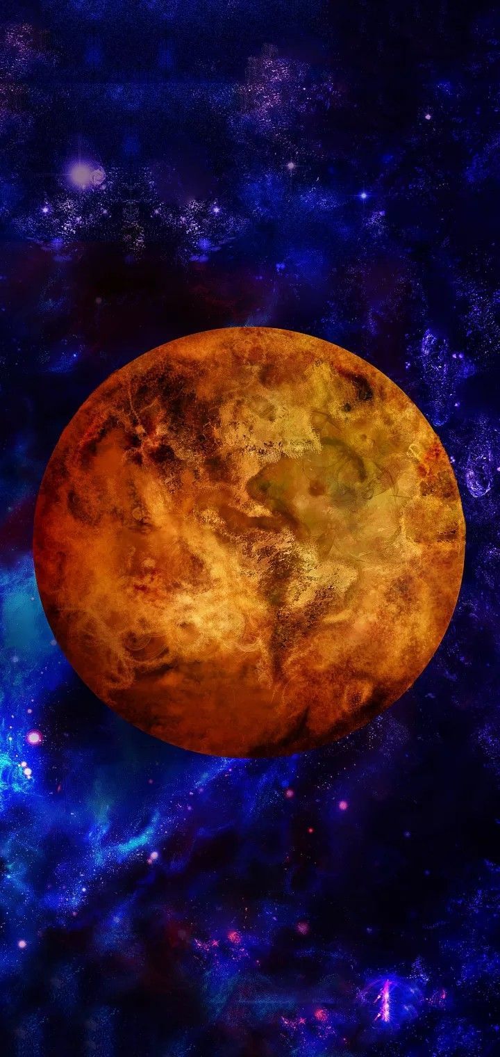 Wallpaper of the planet venus in the galaxy - Venus