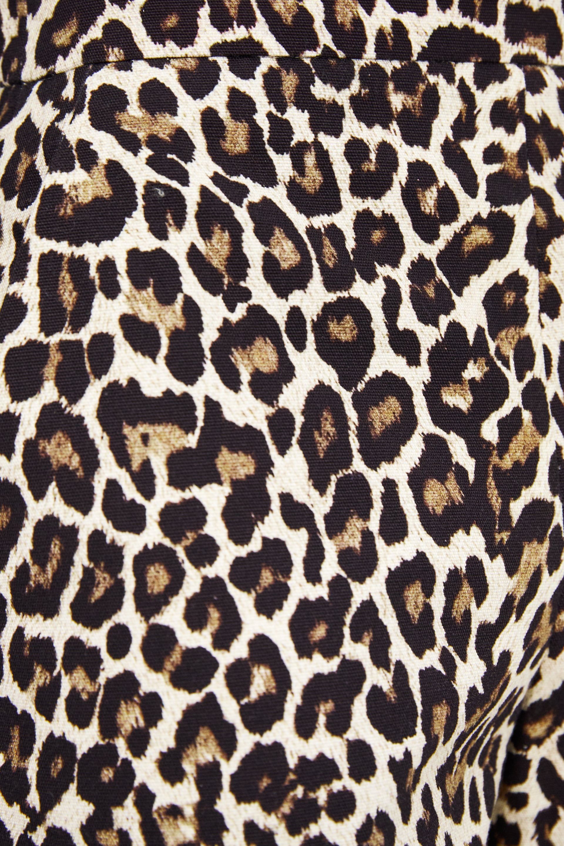 Close up of leopard print fabric - Leopard