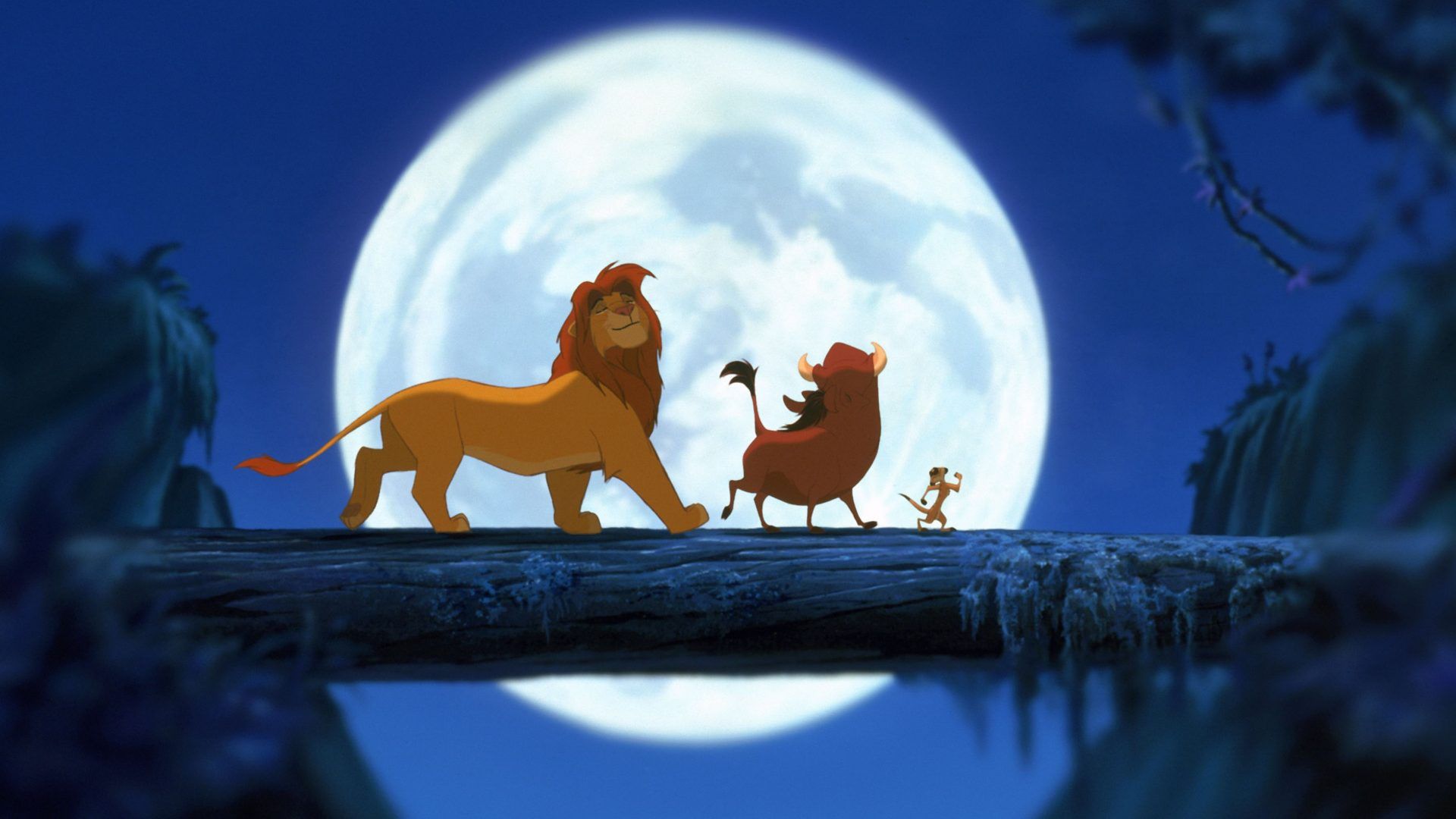 The lion king and his family are standing on a bridge - The Lion King, lion