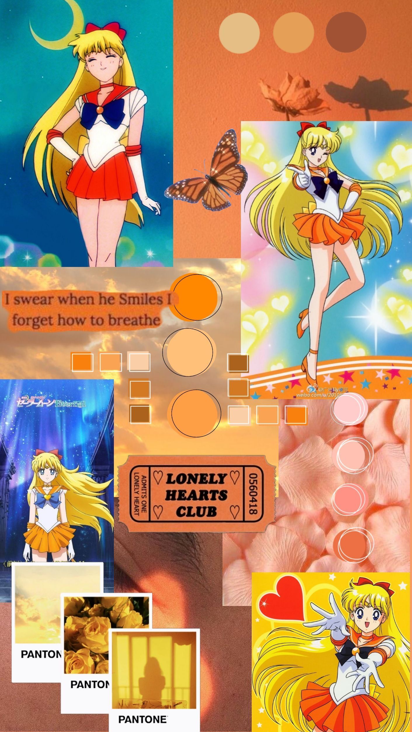 Aesthetic Sailor Moon wallpaper for phone and desktop. - Sailor Venus