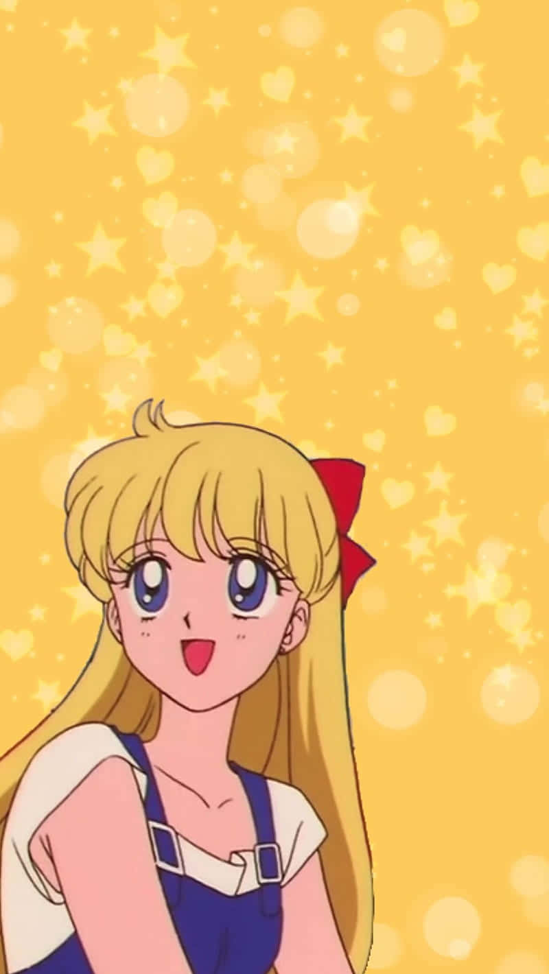 Download Sailor Venus Shines In All Her Finery Wallpaper