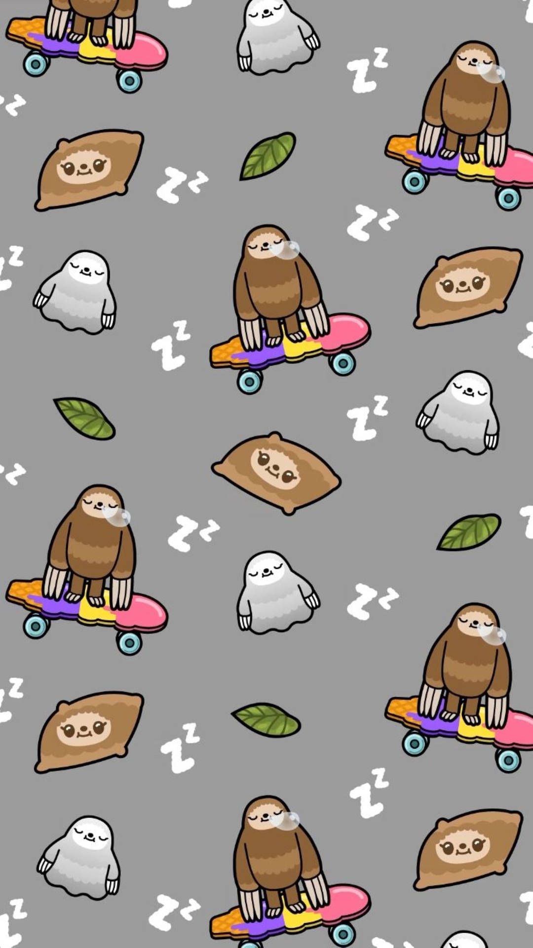 Download Toca Boca Sloth Patterns Wallpaper