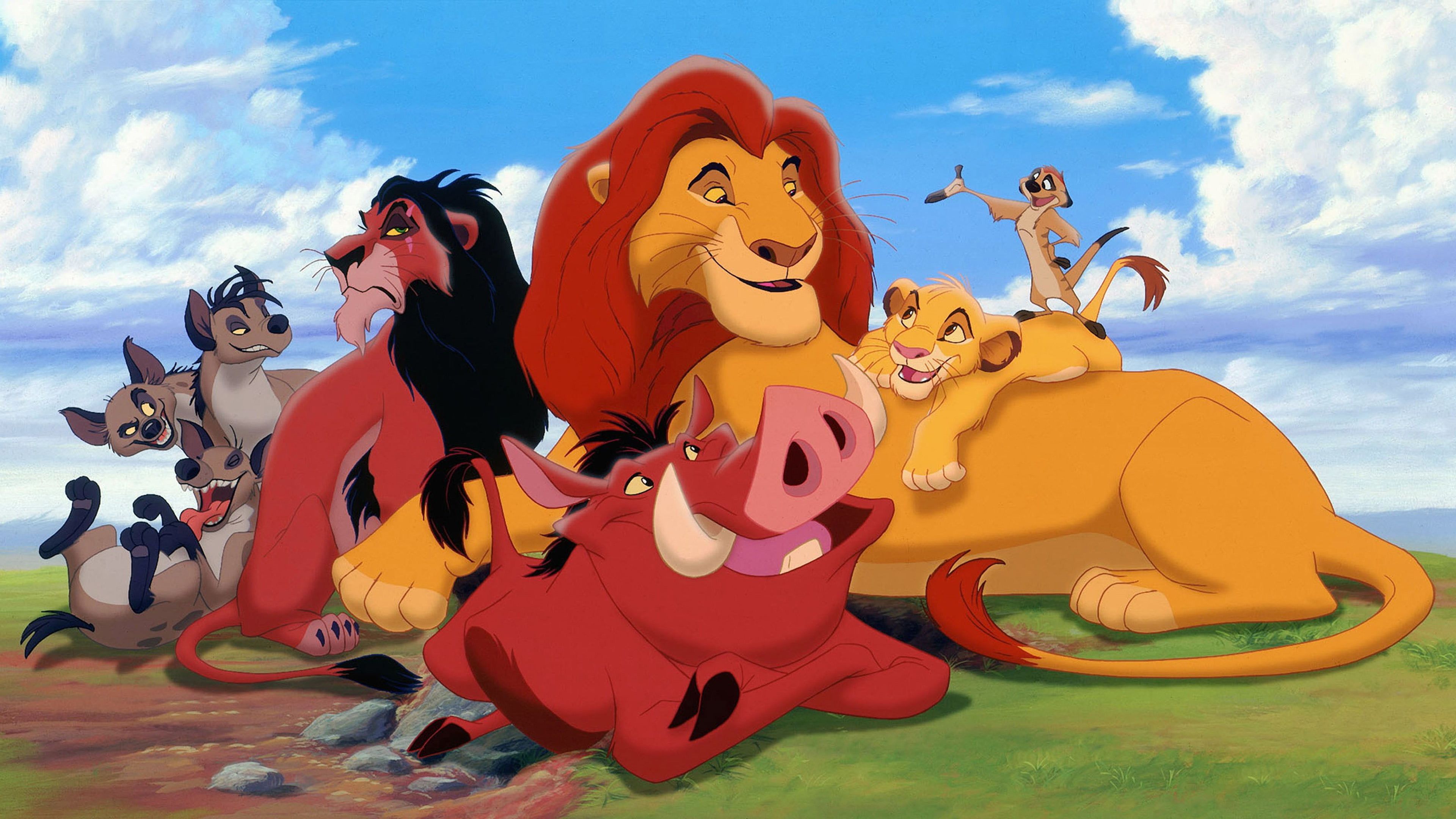 A group of lions and other animals - The Lion King