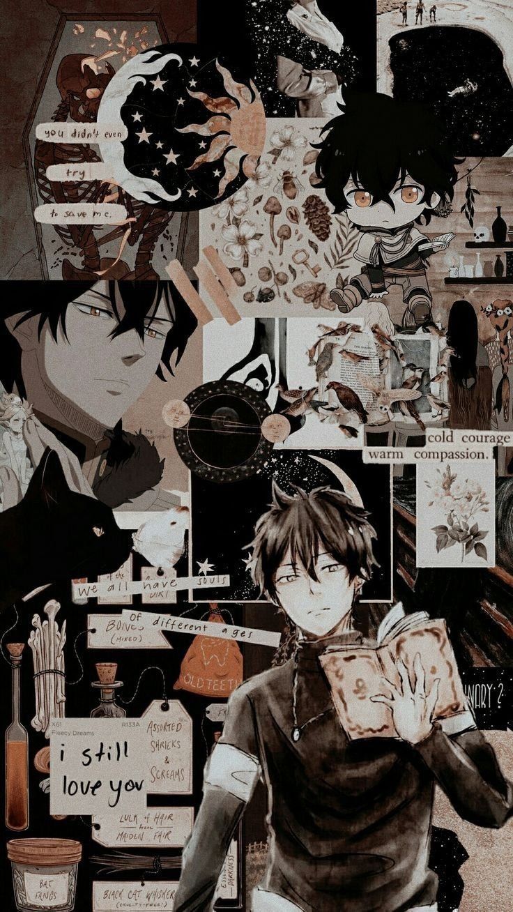 Dark anime boy aesthetic Wallpaper Download