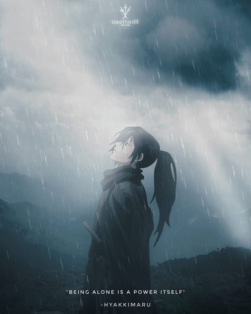 Hyakkimaru Dororo, aesthetic, manga, moody dark, anime boy, anime, HD phone wallpaper