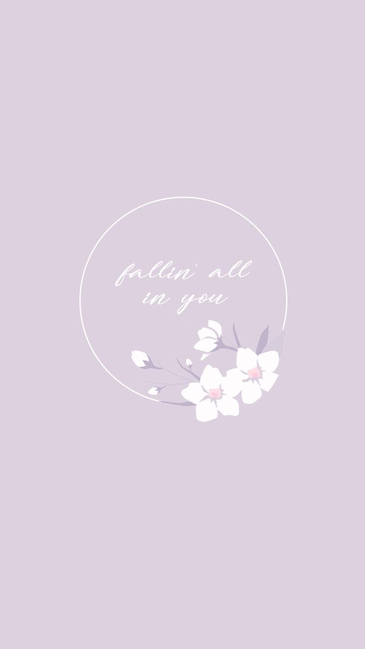 Aesthetic wallpaper phone background with flowers and the words 