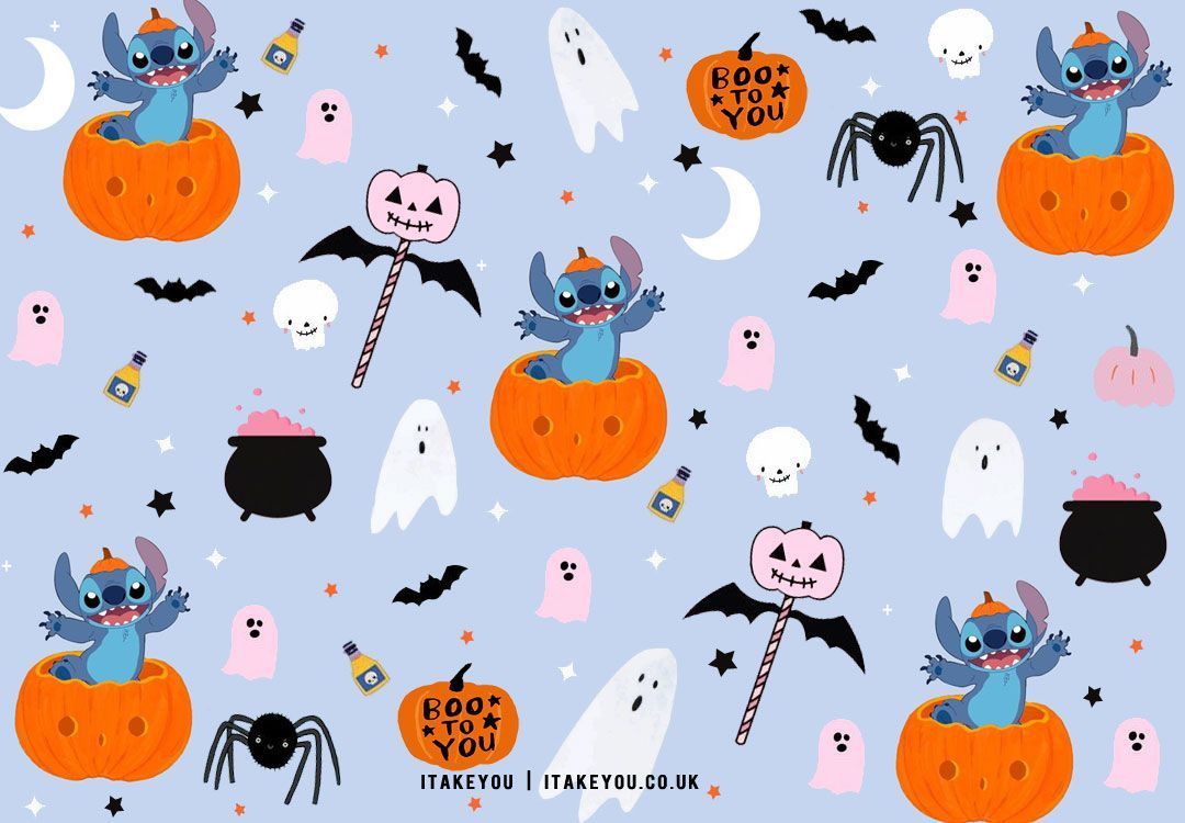 Fun and Cute Stitch Wallpaper : Stitch Halloween Wallpaper for Desktop & Laptop I Take You. Wedding Readings. Wedding Ideas