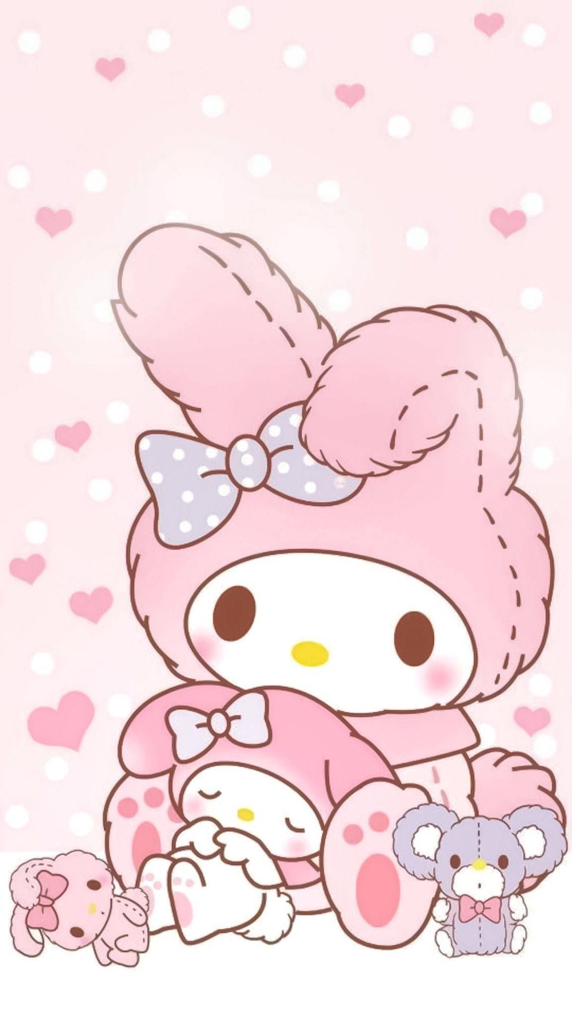 My Melody iPhone Wallpaper with high-resolution 1080x1920 pixel. You can use this wallpaper for your iPhone 5, 6, 7, 8, X, XS, XR backgrounds, Mobile Screensaver, or iPad Lock Screen - My Melody