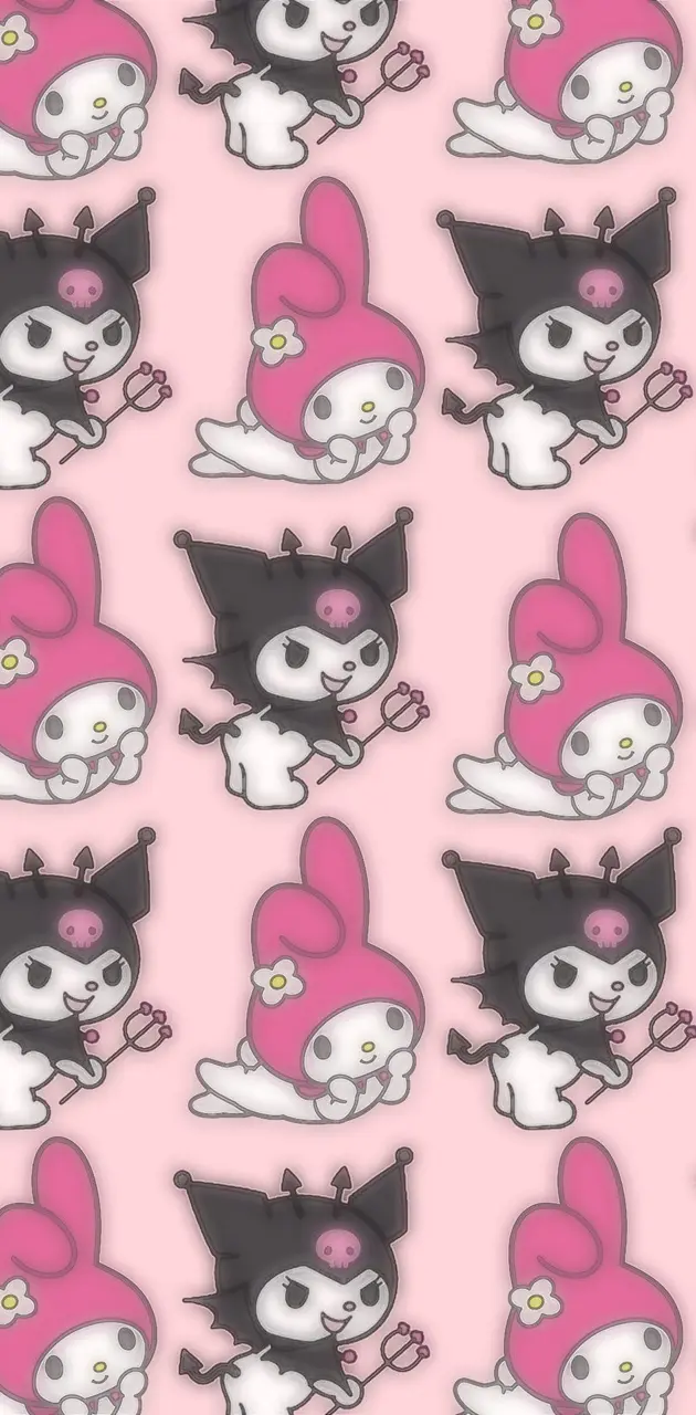 Sanrio My Melody wallpaper for iPhone and Android phone - My Melody, Kuromi