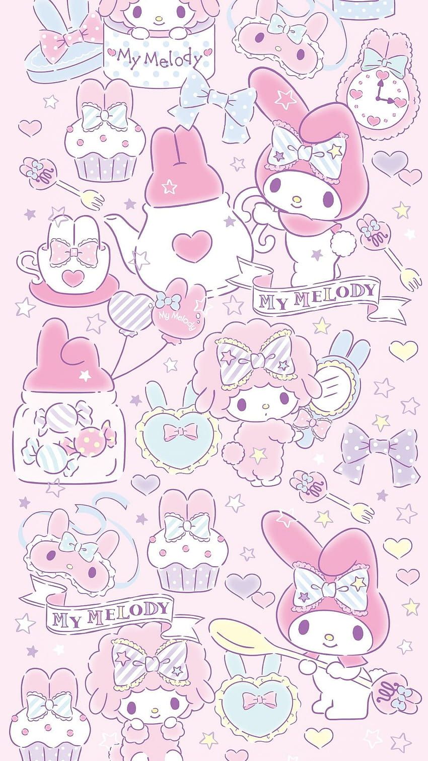 My Melody wallpaper I made for my phone! - My Melody