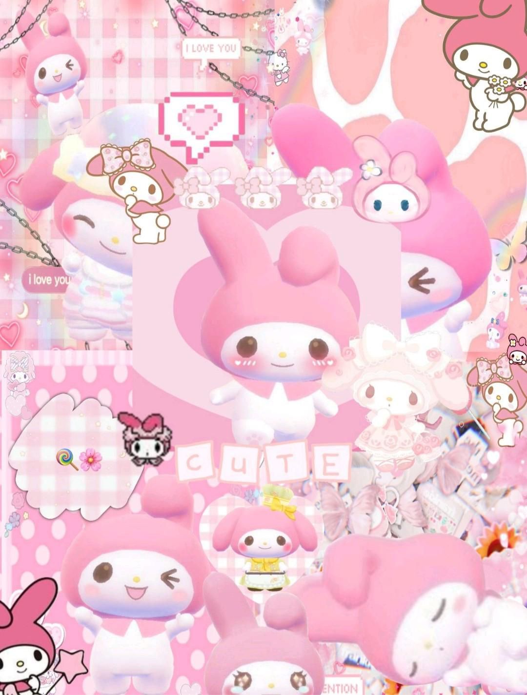 My Melody wallpaper by me! I hope you like it! - My Melody