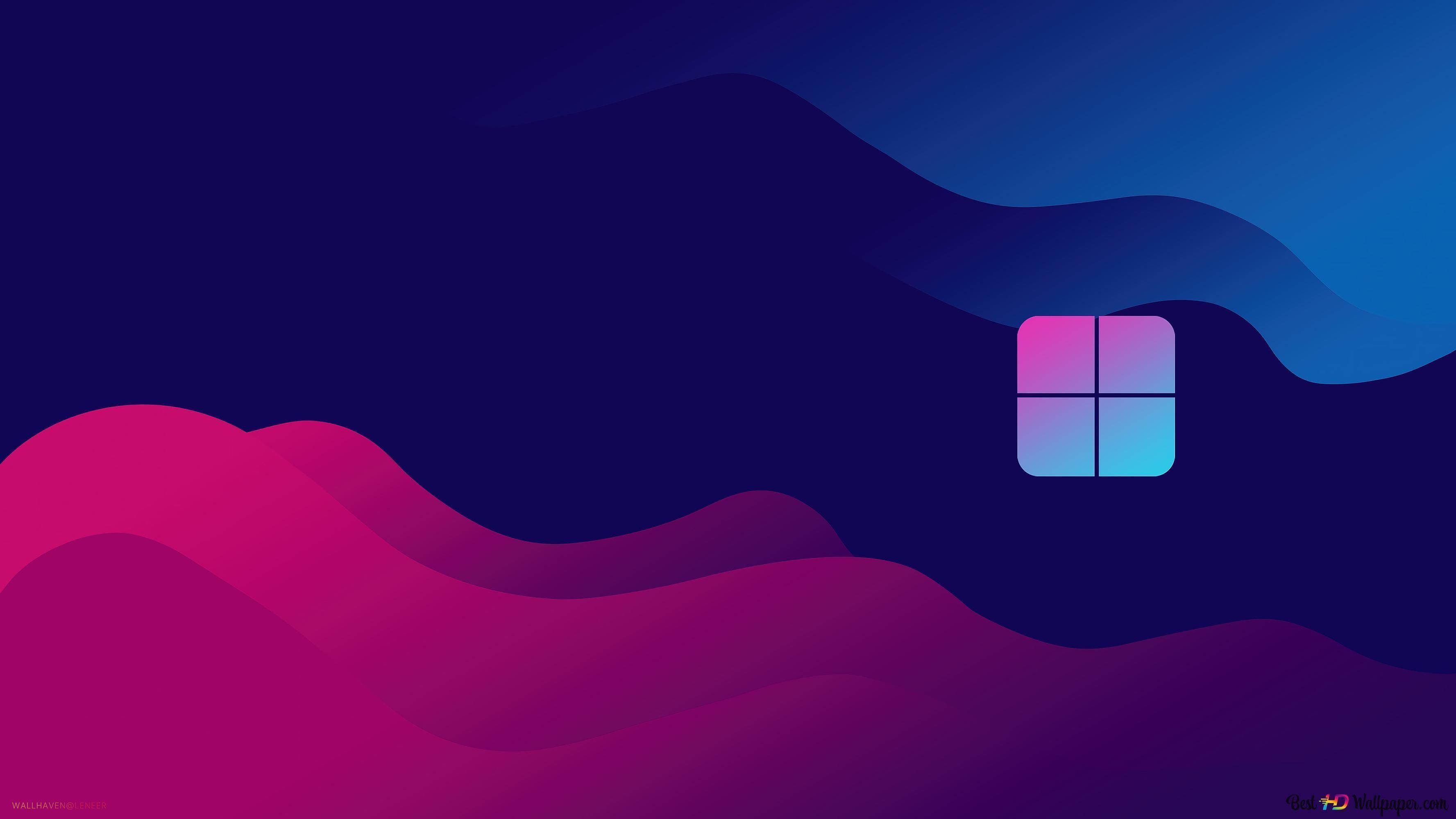 Windows 11 logo colorful 4K wallpaper download