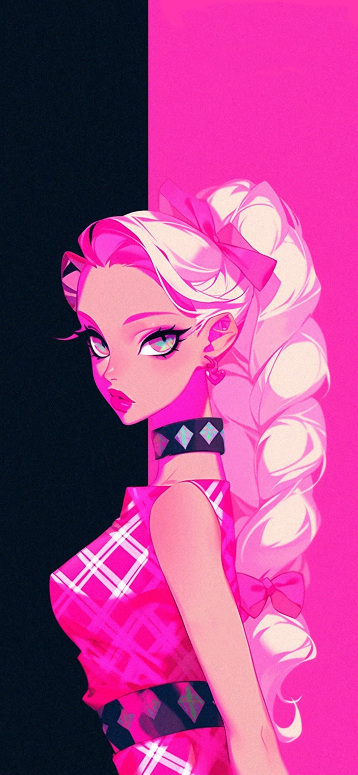 <ref> Barbie Pink Aesthetic Wallpaper Pink Aesthetic Wallpaper</ref><box>(134,223),(926,996)</box> - Barbie