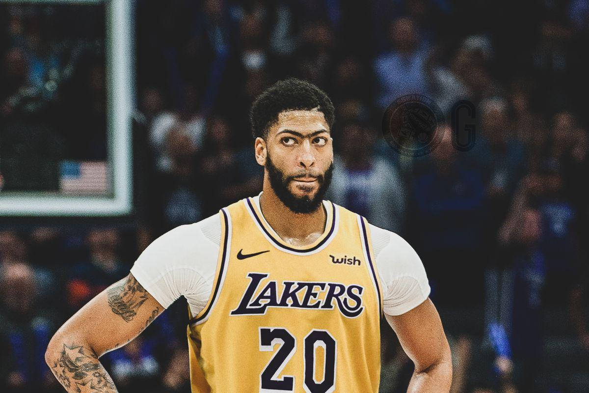 Download Los Angeles Lakers Anthony Davis Wallpaper