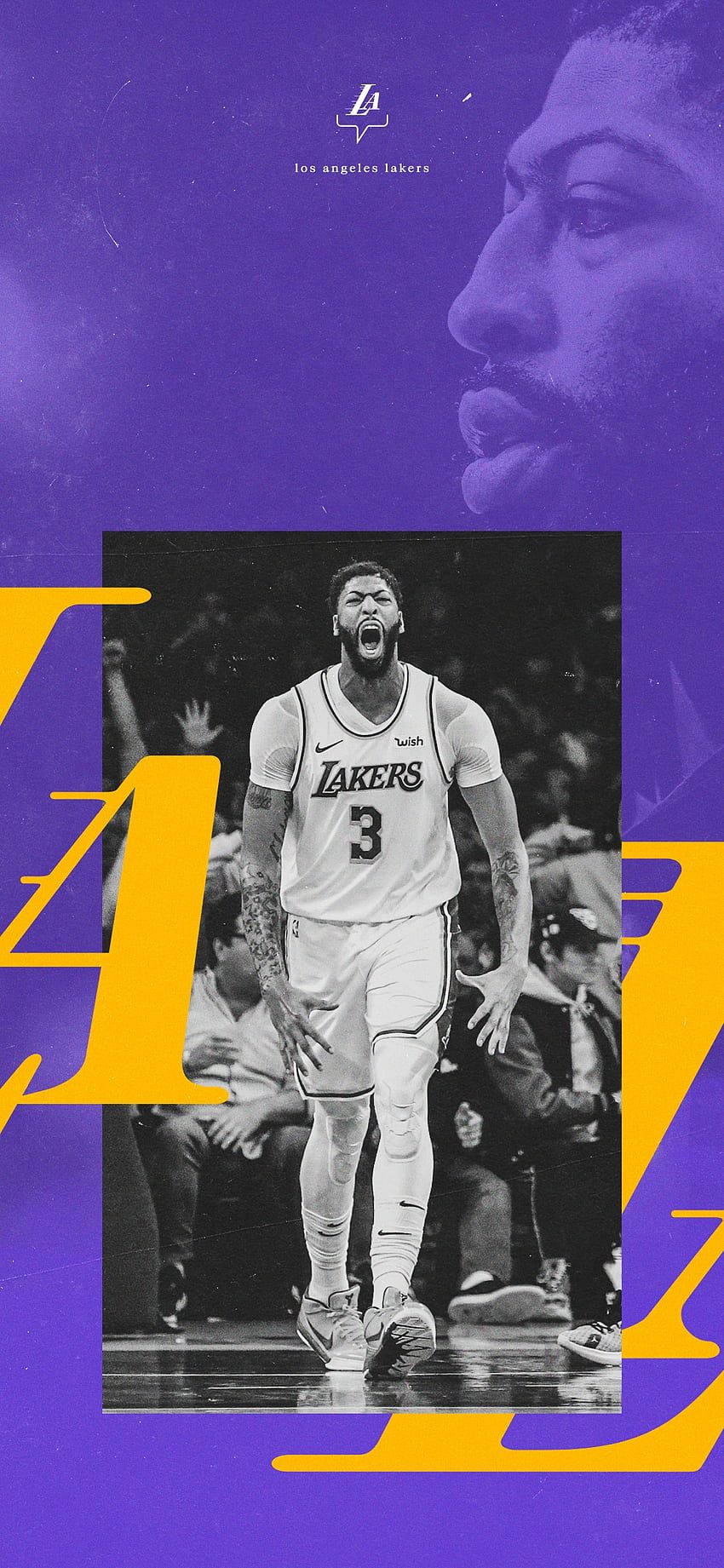 Anthony Davis wallpaper for mobile devices. #lakers #anthonydavis - Los Angeles Lakers