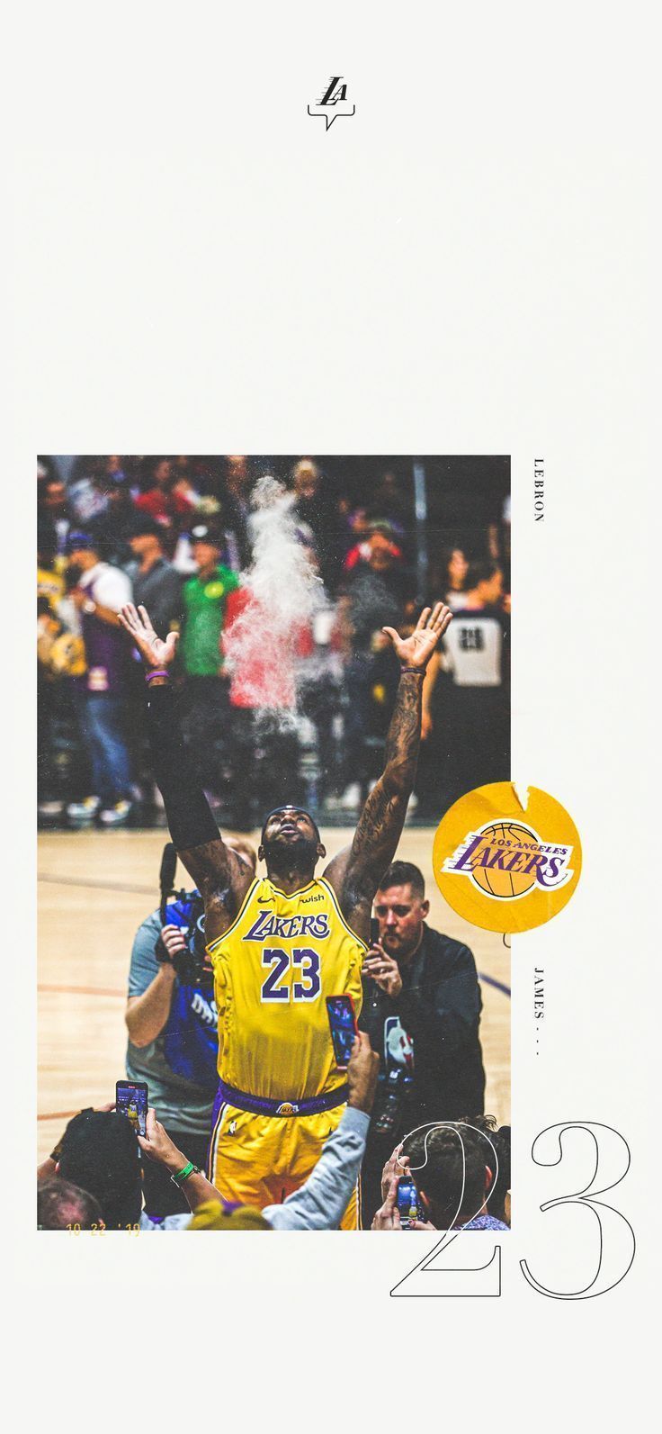 LeBron James celebrating with the Lakers team during a game. - Los Angeles Lakers, Lebron James