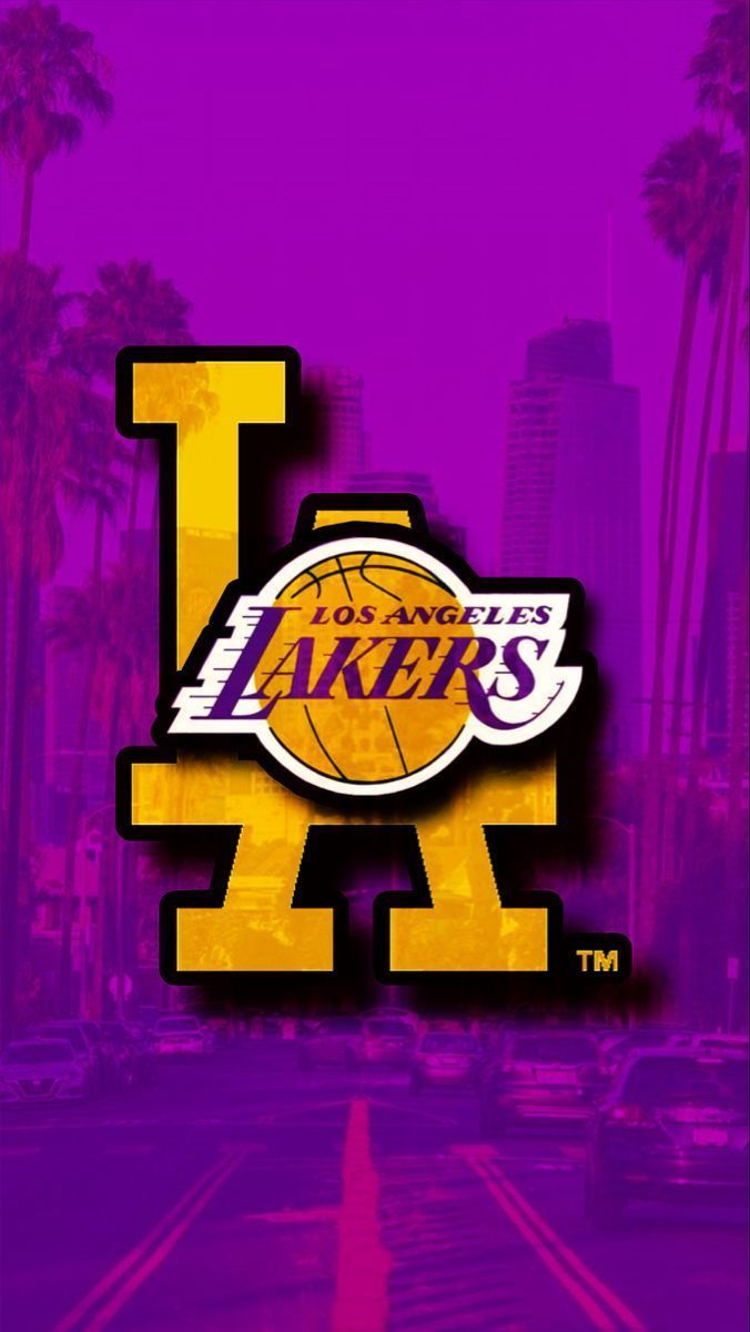 Lakers wallpaper by me for mobile devices! Credit to the Lakers for the logo! - Los Angeles Lakers