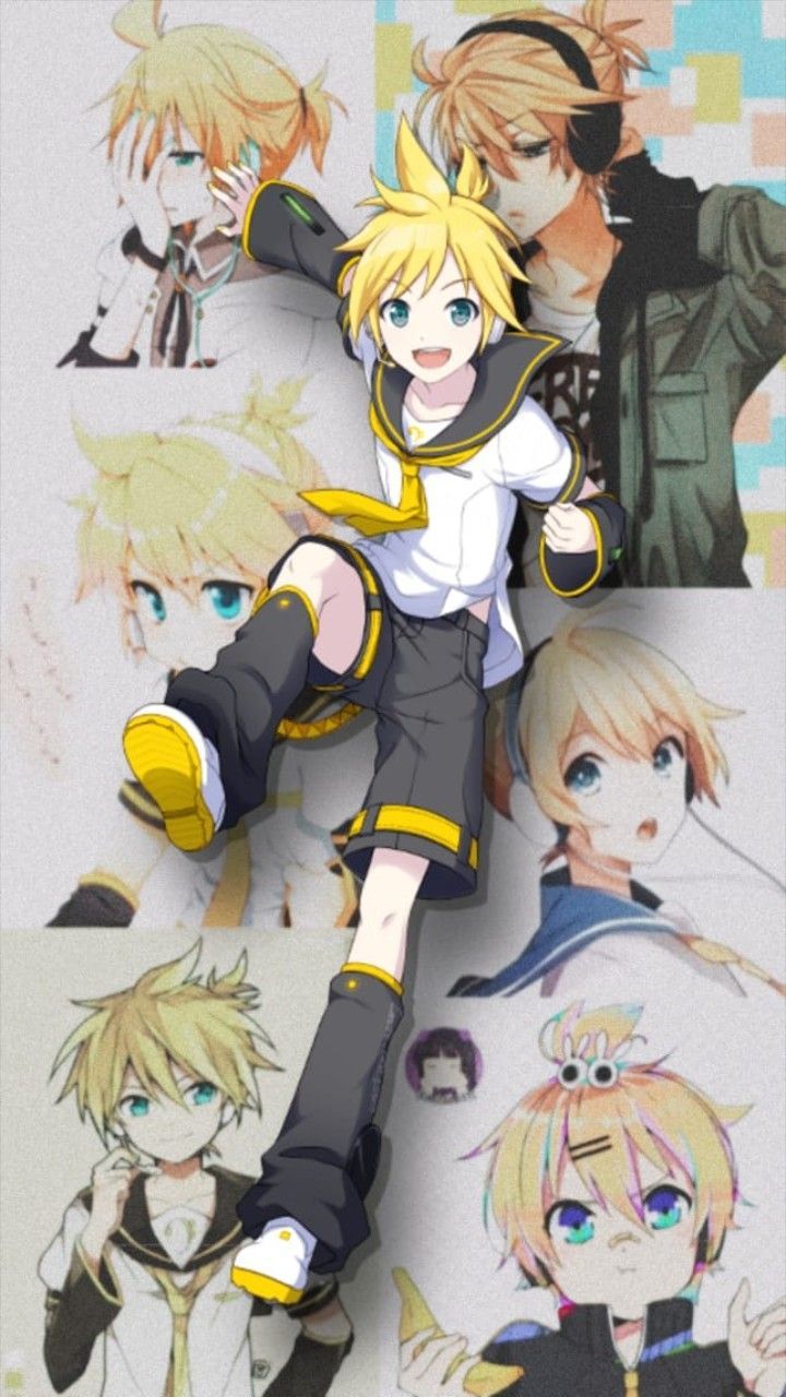 Kagamine Len and Rin wallpaper I made! (Feel free to use it - 