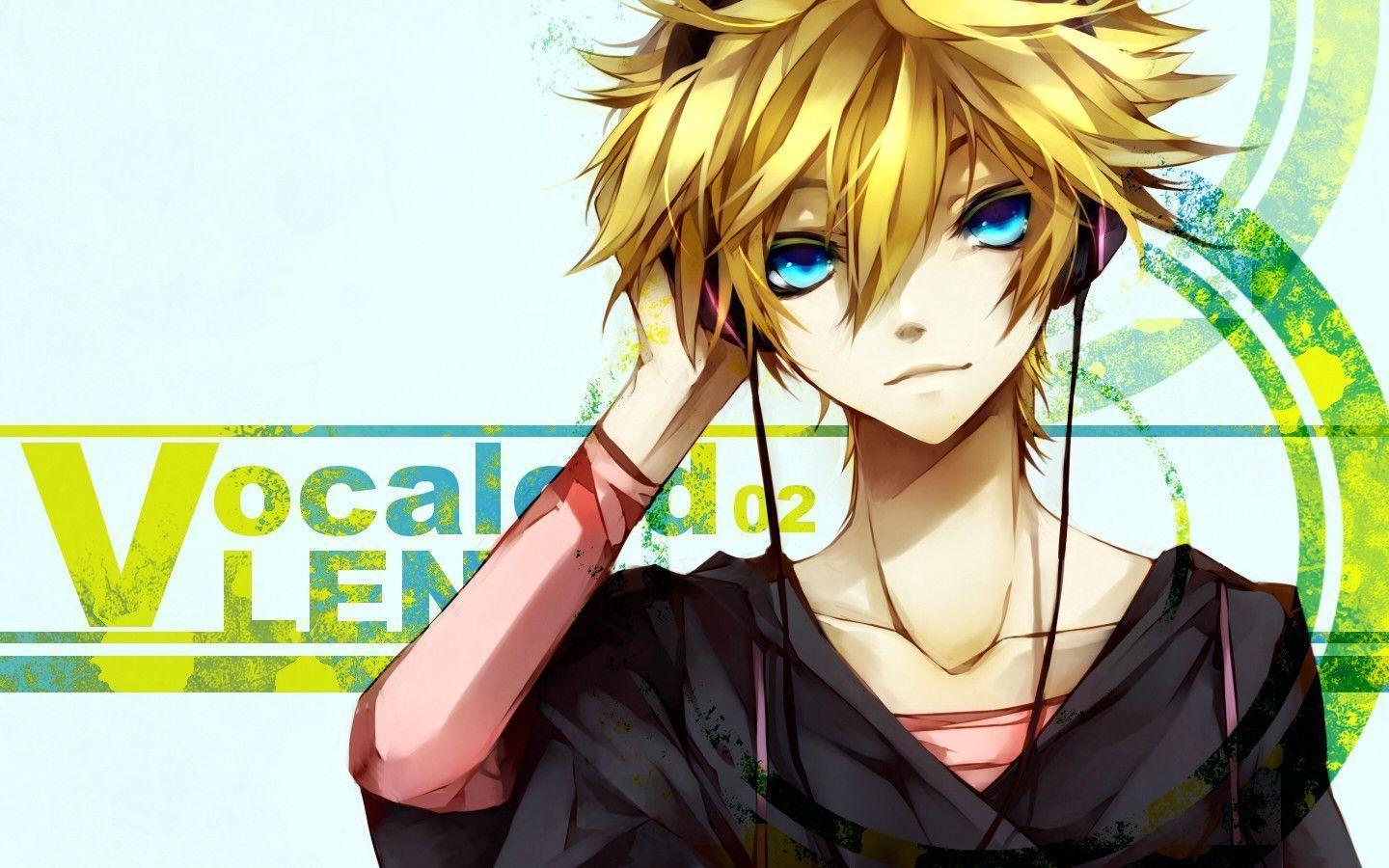 Anime vocaloid len wallpaper background pictures download free. - 