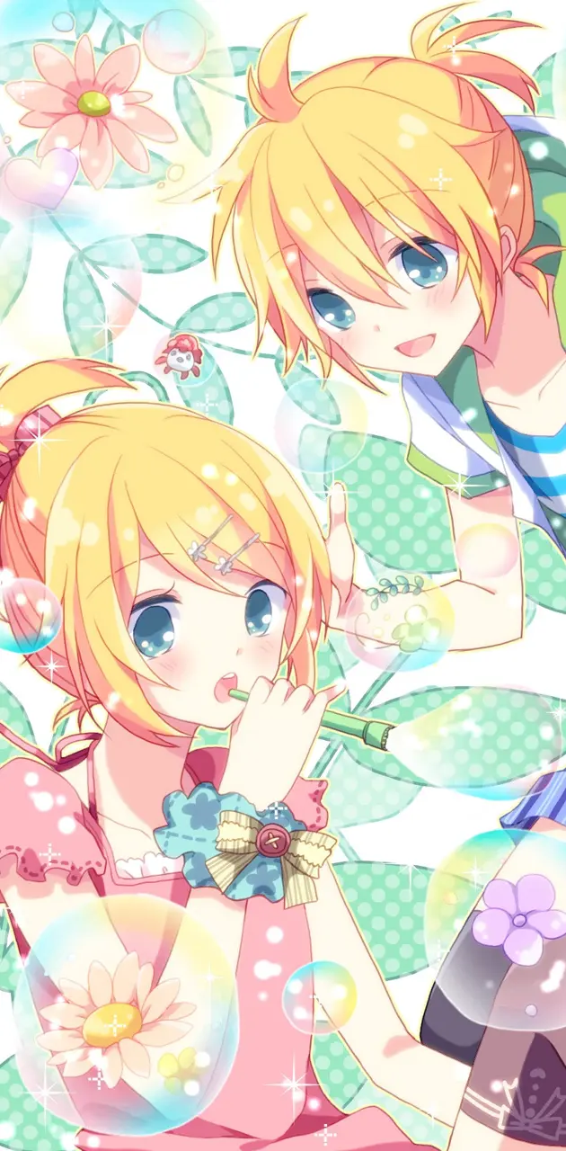 Len and Rin Kagamine wallpaper