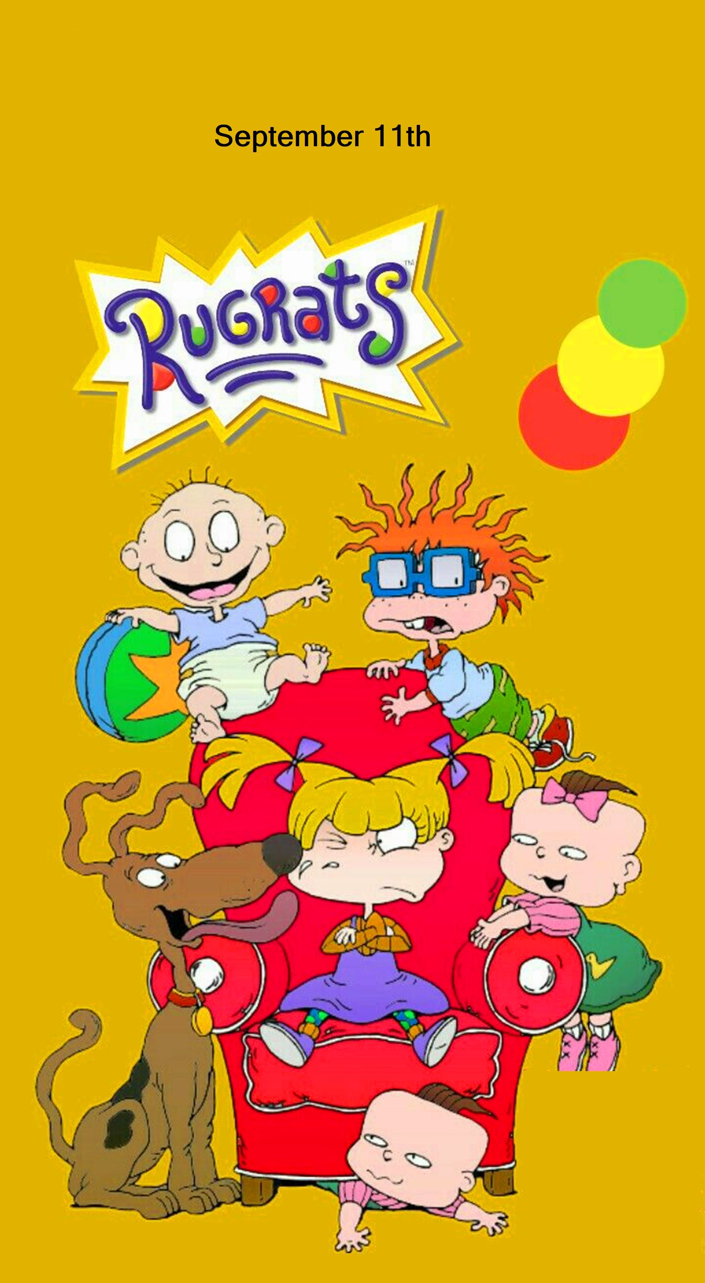 I made a Rugrats wallpaper for my phone! I love the original show and I can't wait for the new one! - Rugrats