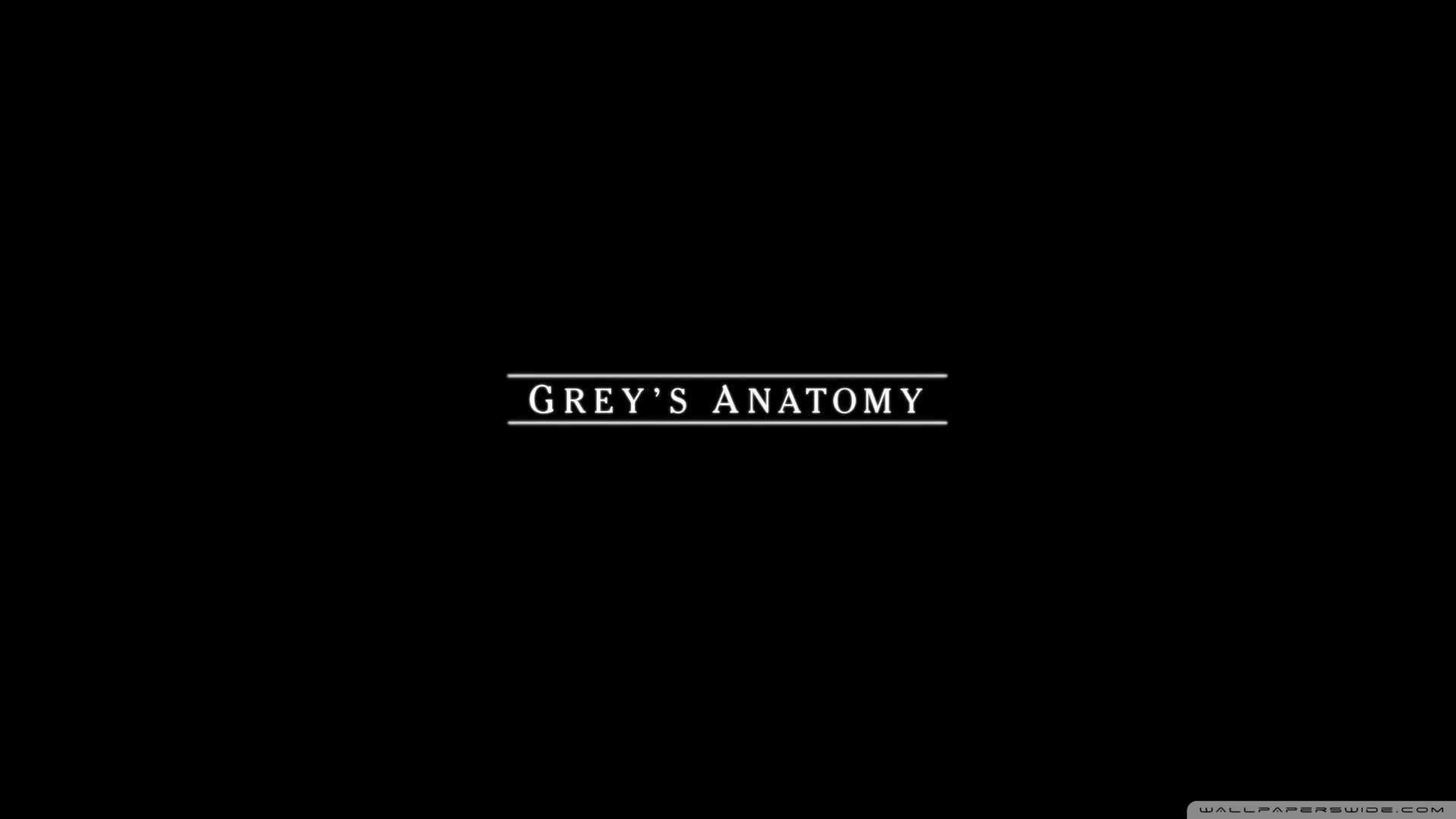 Grey's Anatomy logo on a black background - Grey's Anatomy