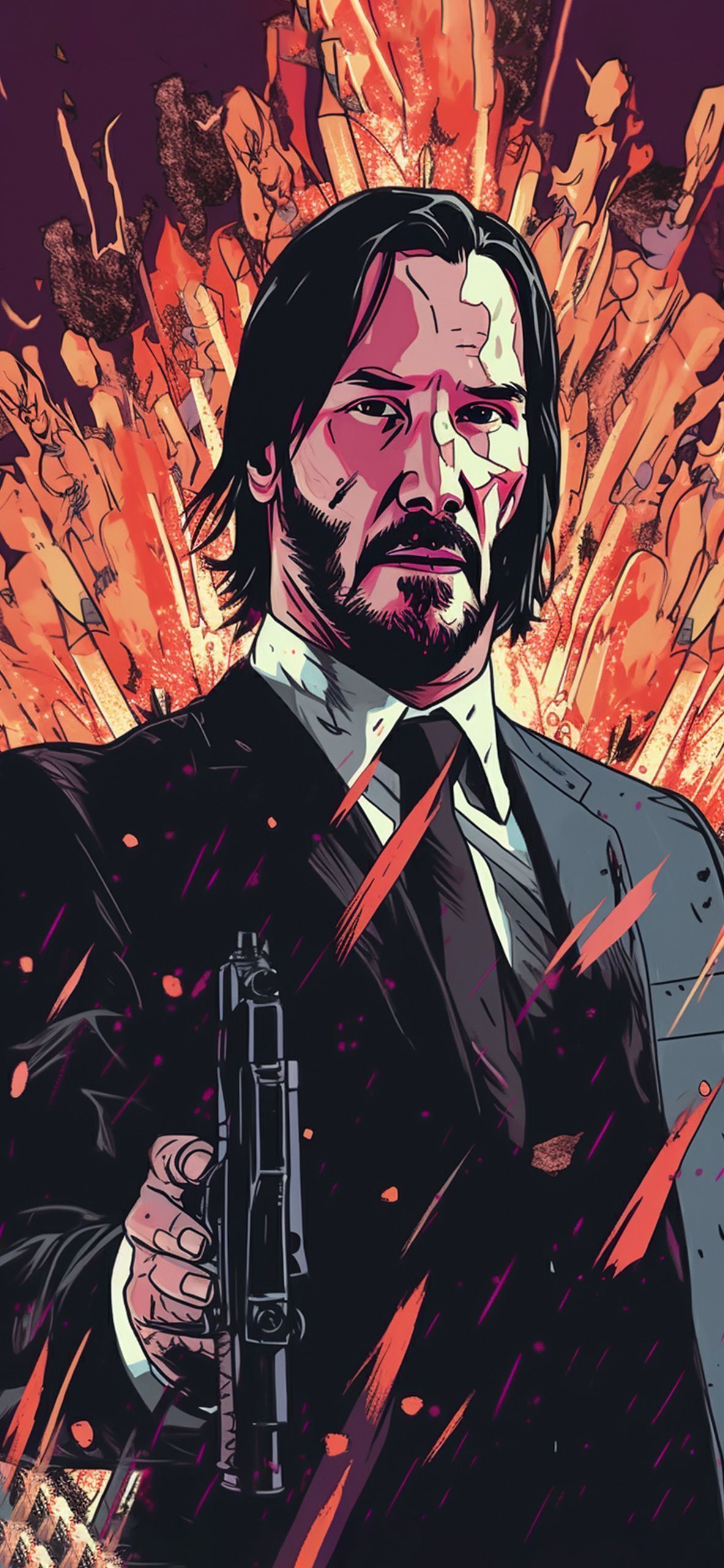 John Wick Aesthetic Wallpaper Wick Wallpaper for iPhone