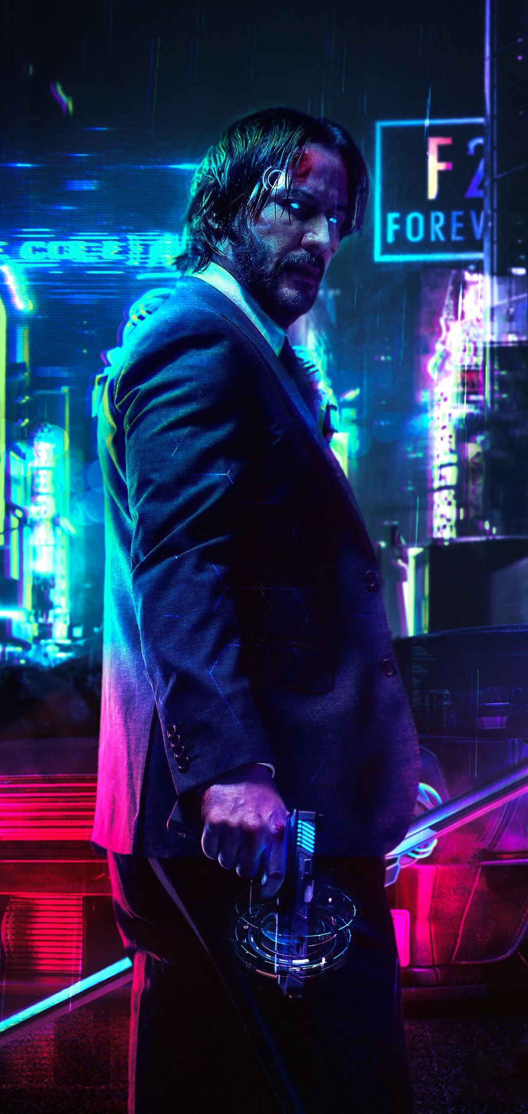 Keanu Reeves Cyberpunk 2077 FanArt. Mobile Wallpaper. Cyberpunk Cyberpunk, Keanu reeves