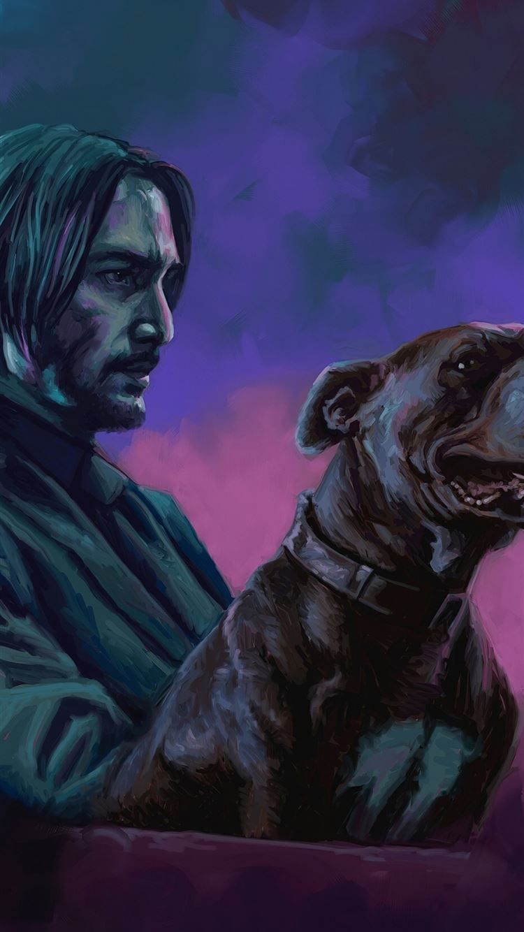 John wick and his dog 1242x2688 iPhone 11 wallpaper - John Wick