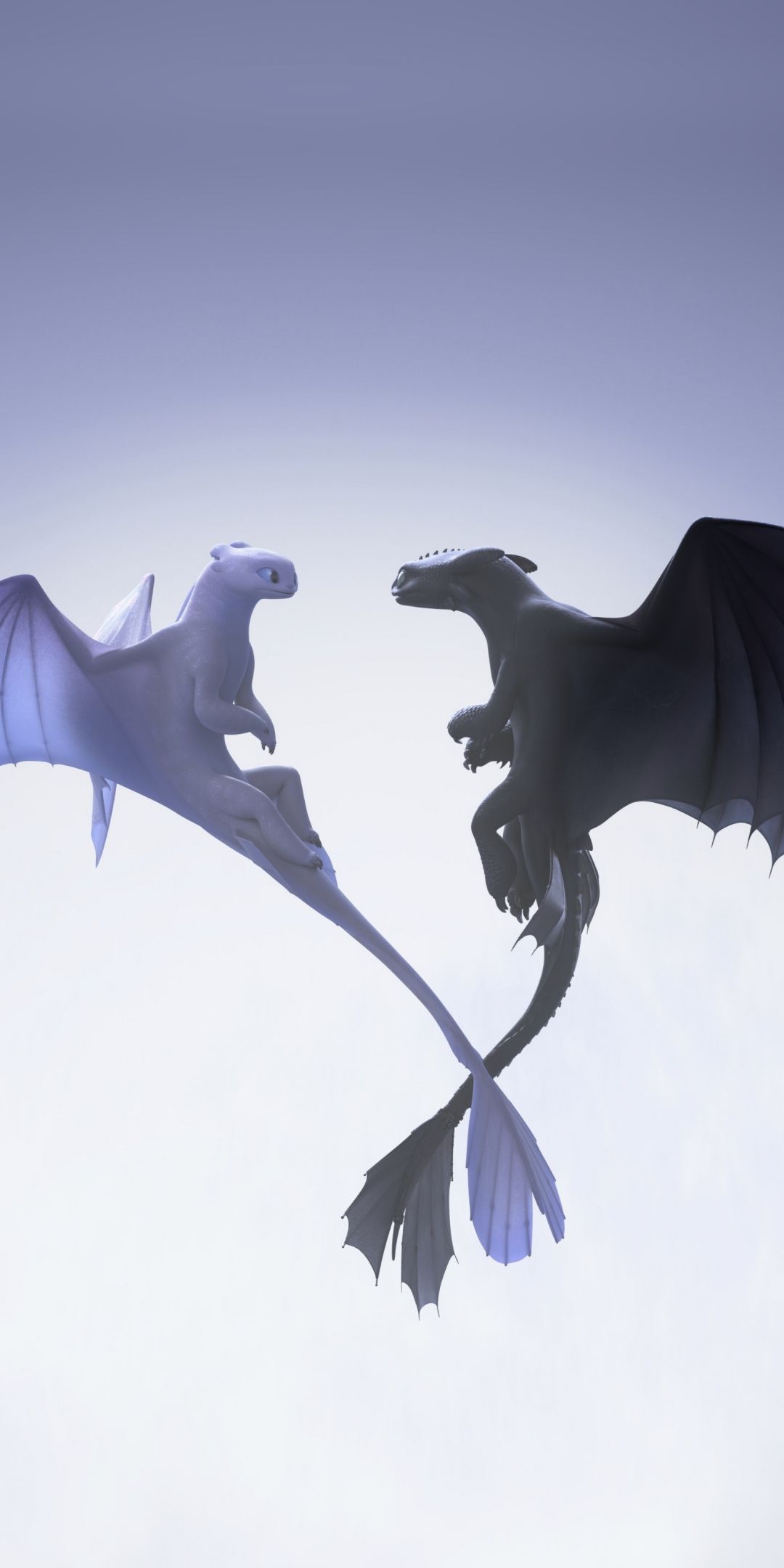 Night and light fury, love in air, dragons, flight Wallpaper. How train your dragon, How to train your dragon, Night fury dragon