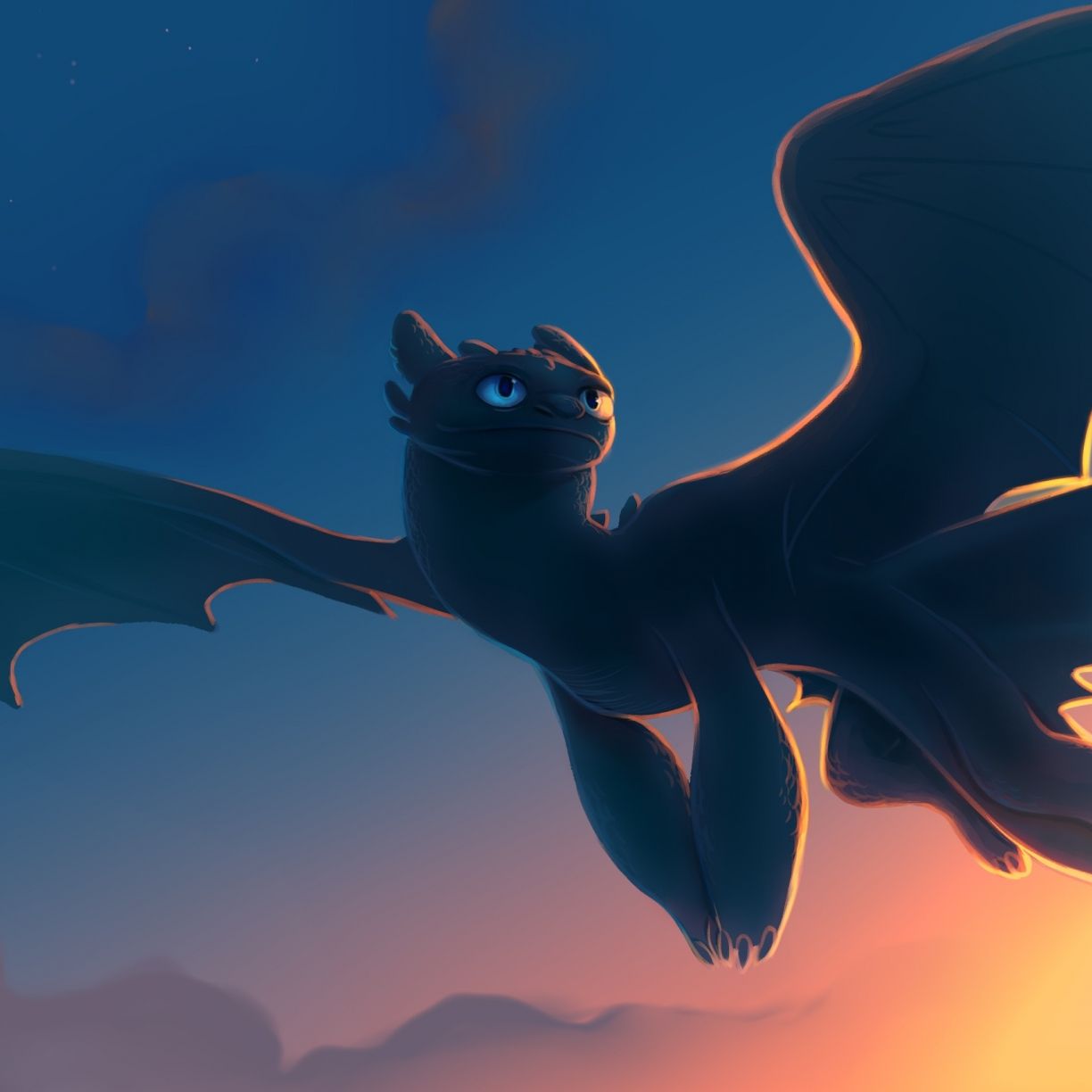 Wallpaper toothless, movie, how to train your dragon, artwork desktop wallpaper, HD image, picture, background, 33fb65