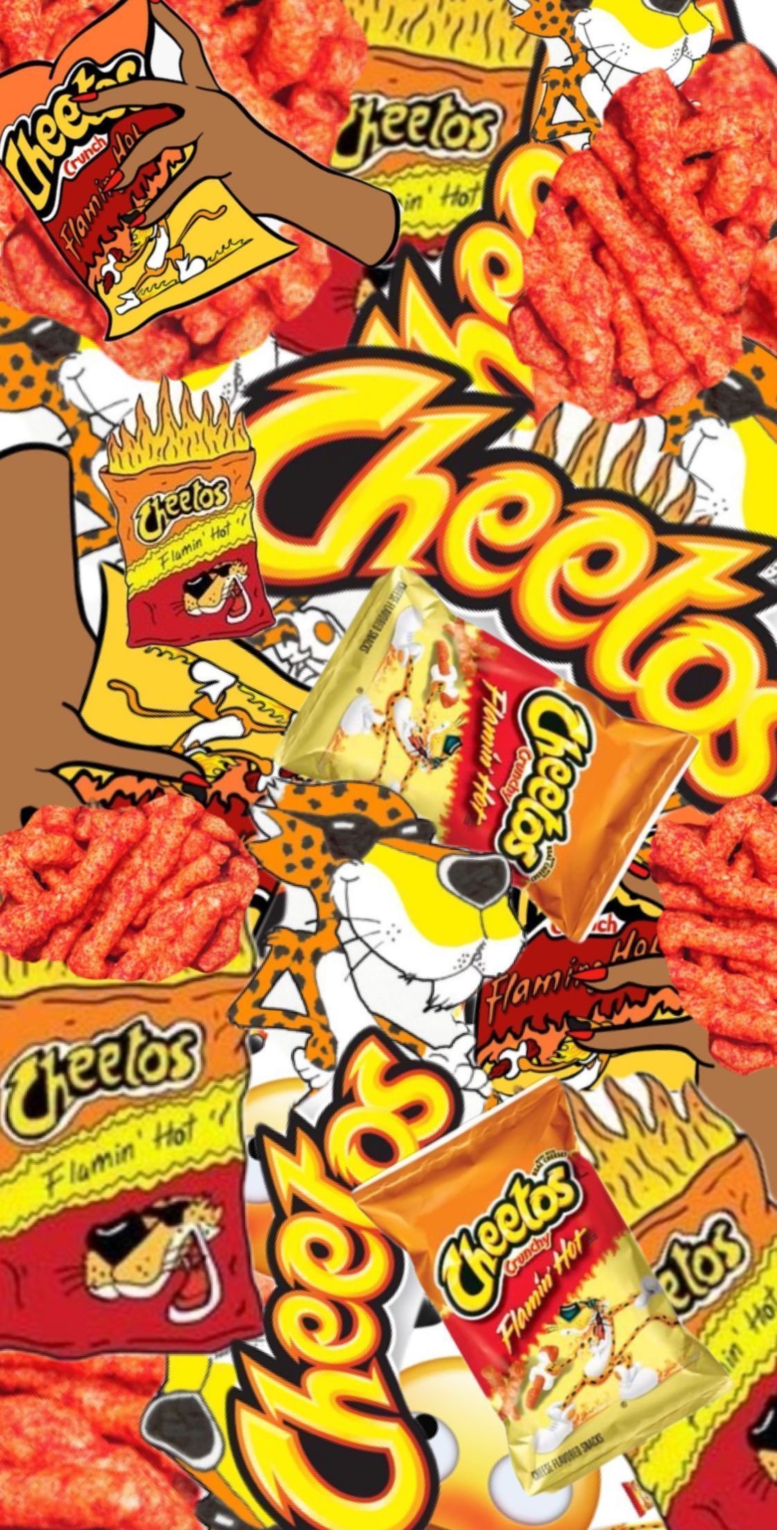 Hot Cheetos aesthetic. Simple iphone wallpaper, Art wallpaper iphone, Food wallpaper