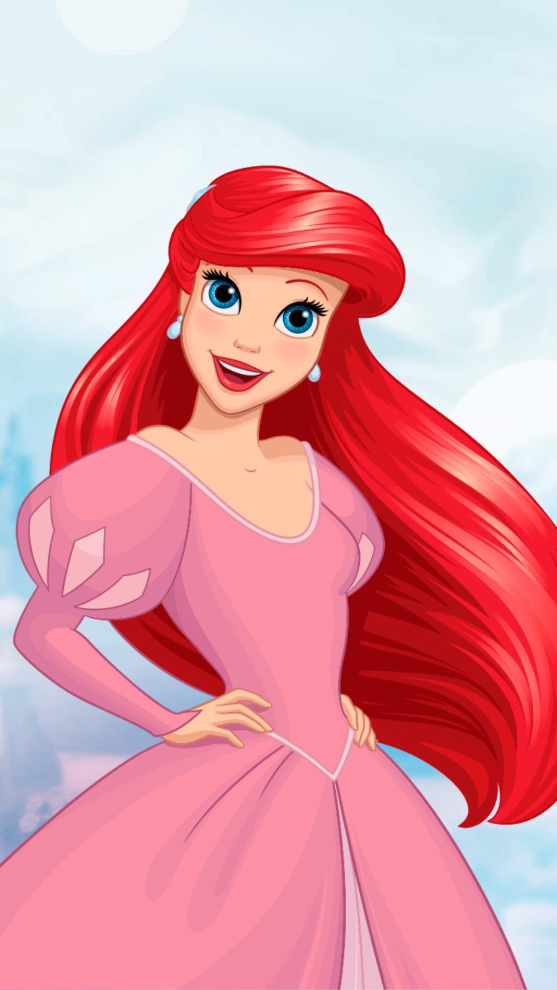 Ariel from the little mermaid is shown in this cartoon - Ariel