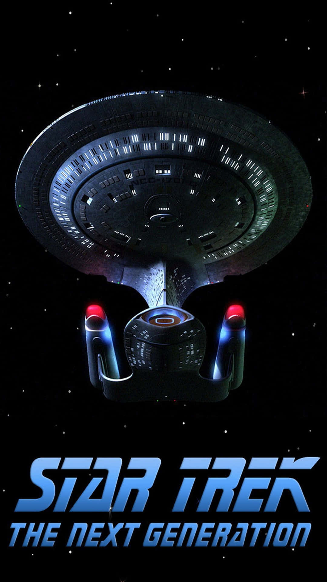 The poster for the television show Star Trek: The Next Generation. - Star Trek