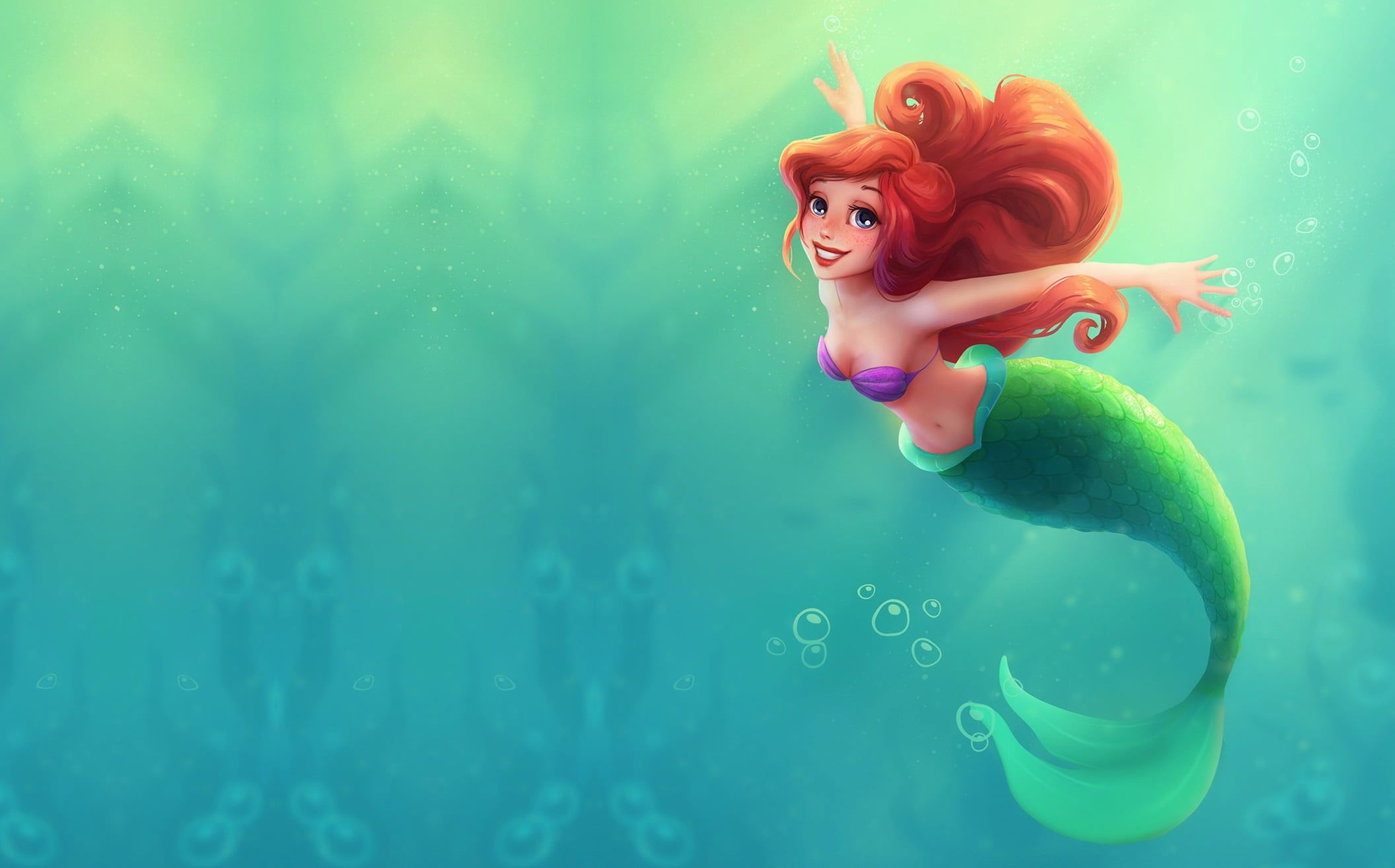 Ariel the little mermaid wallpaper 1920x1200 for android 42 - Ariel