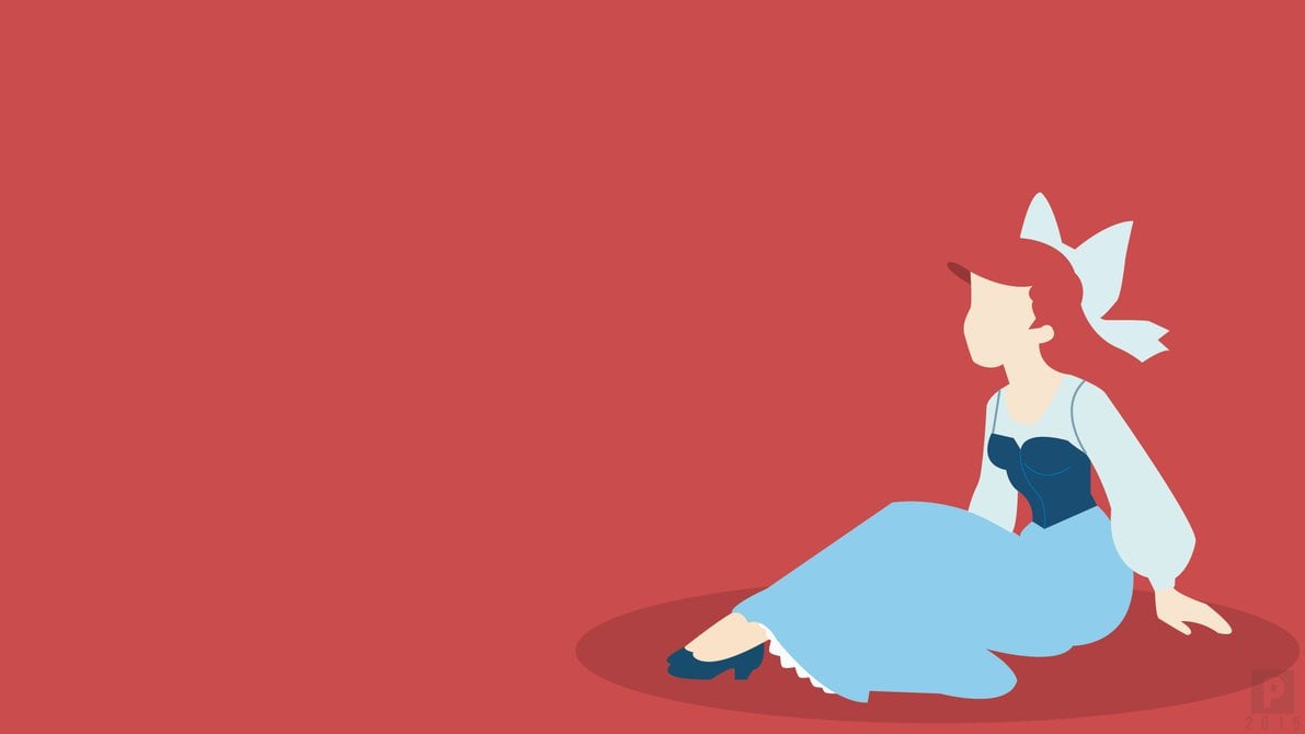 Wallpaper of Ariel from The Little Mermaid sitting on a rock with a red background - Ariel