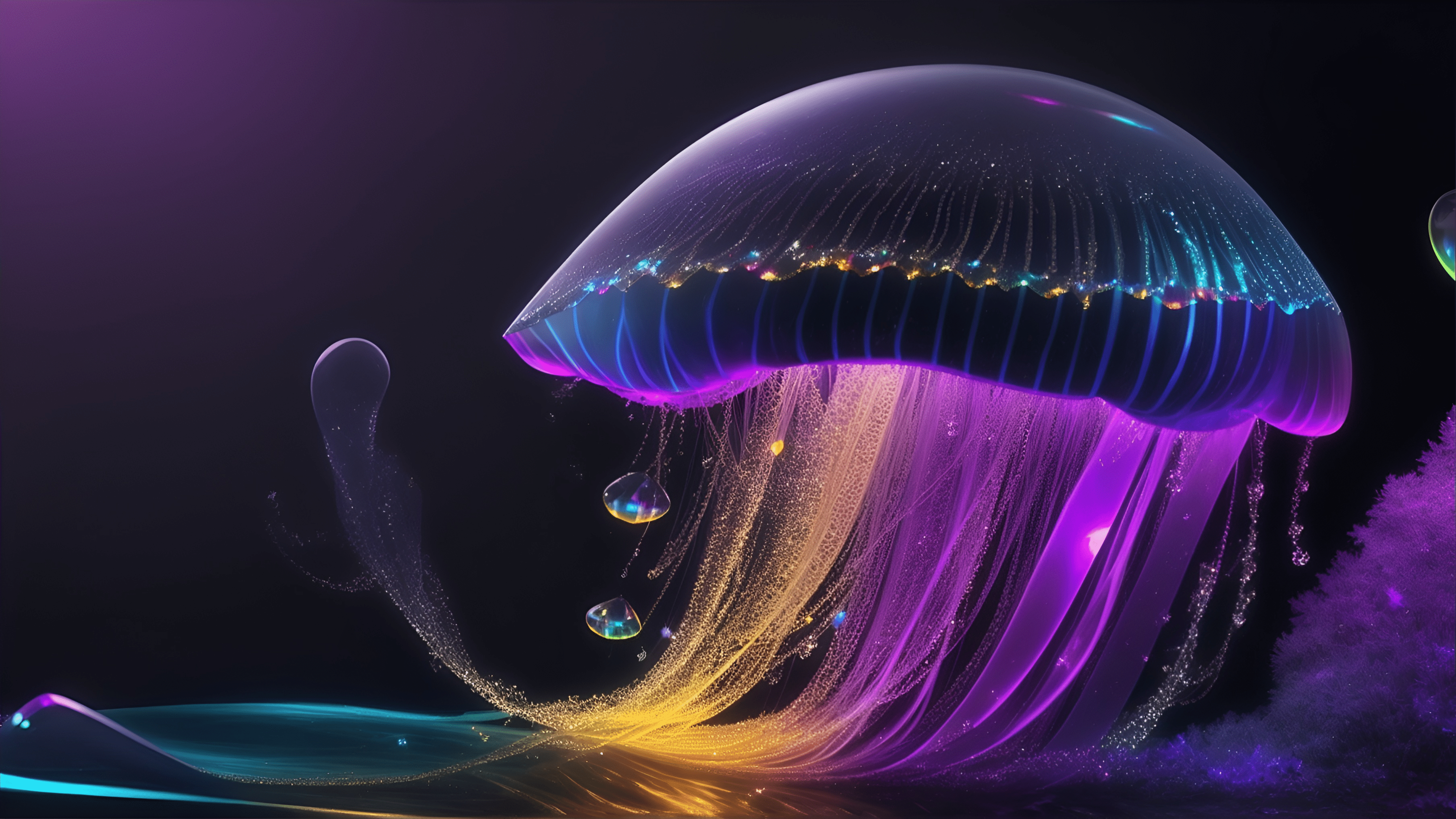 4K Jellyfish Wallpaper and Background Image