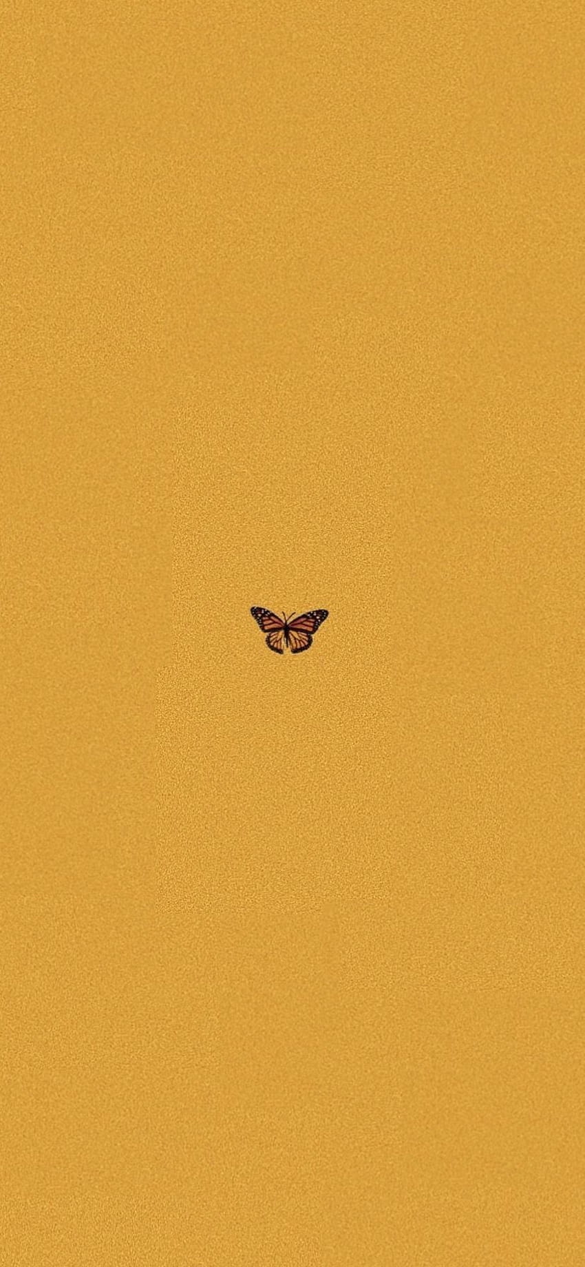 Yellow aesthetic butterfly IPhone X yellowaesthetic, yel. iPhone yellow, Simple iphone, iPhone tumblr aesthetic, Simple Vintage HD phone wallpaper