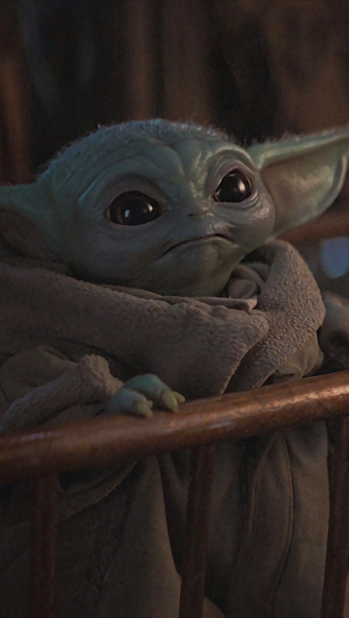 A picture of baby yoda from the mandalorian - Baby Yoda