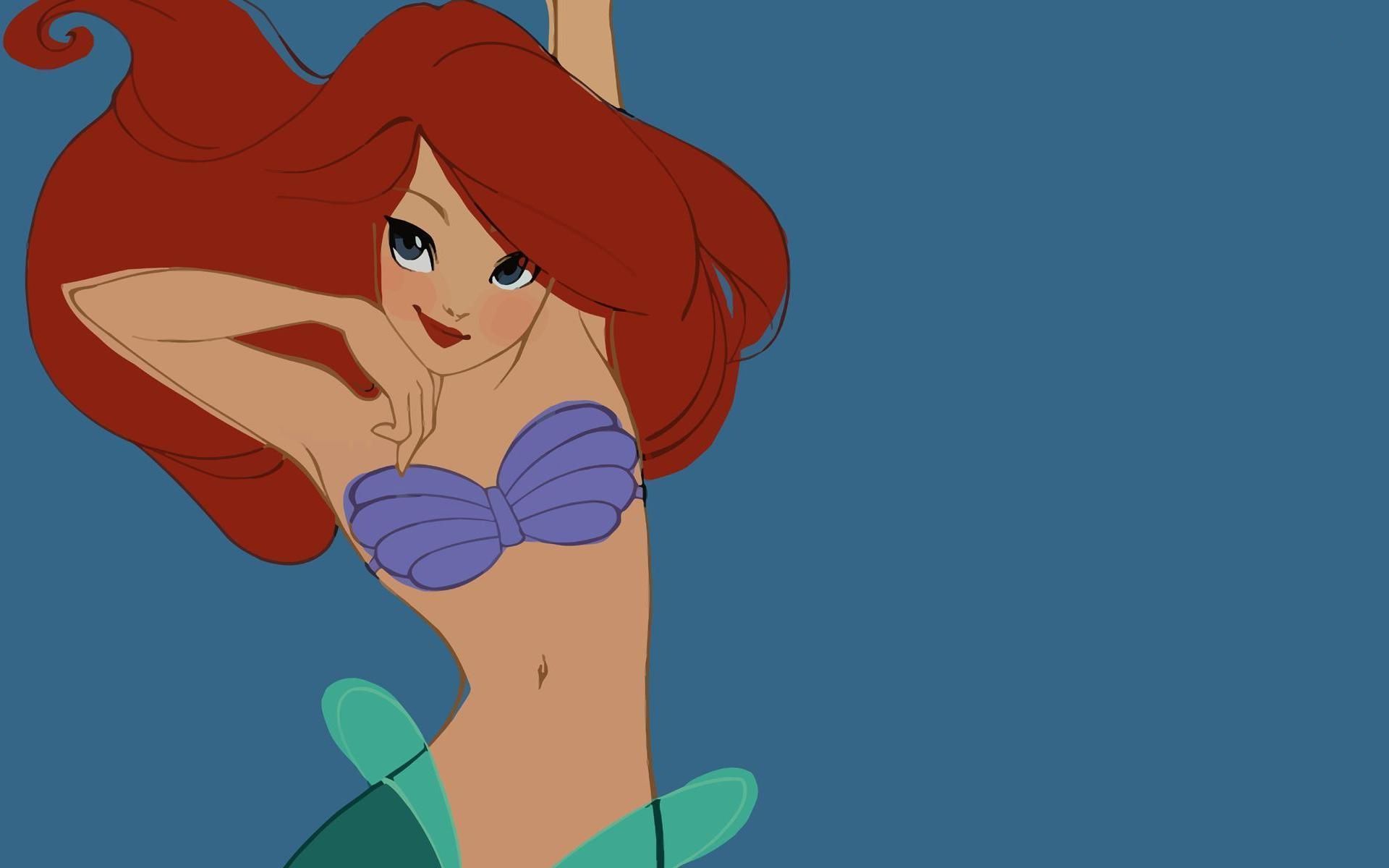 Ariel in a purple bikini top - Ariel