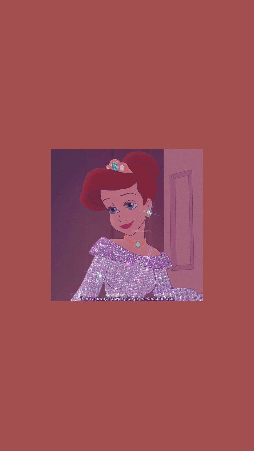 Ariel in a purple dress - Ariel