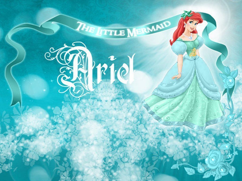 The little mermaid ariel is dressed in blue and white - Ariel